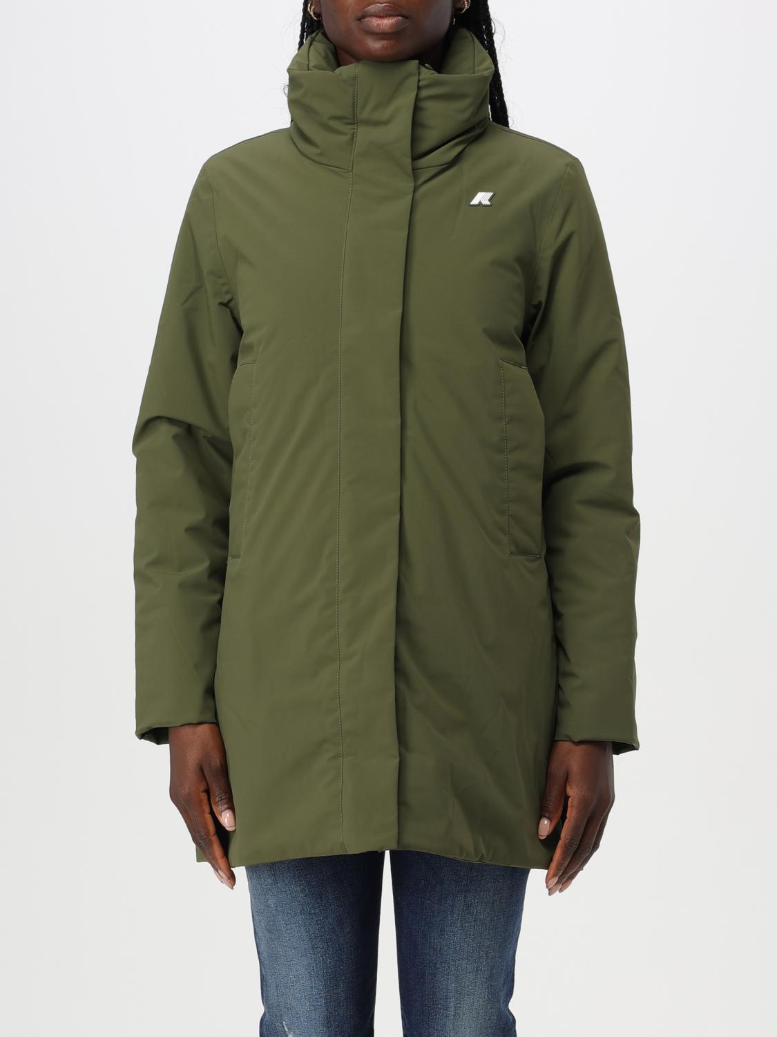 K-WAY VESTE: Manteau femme K-way, Vert - Img 1