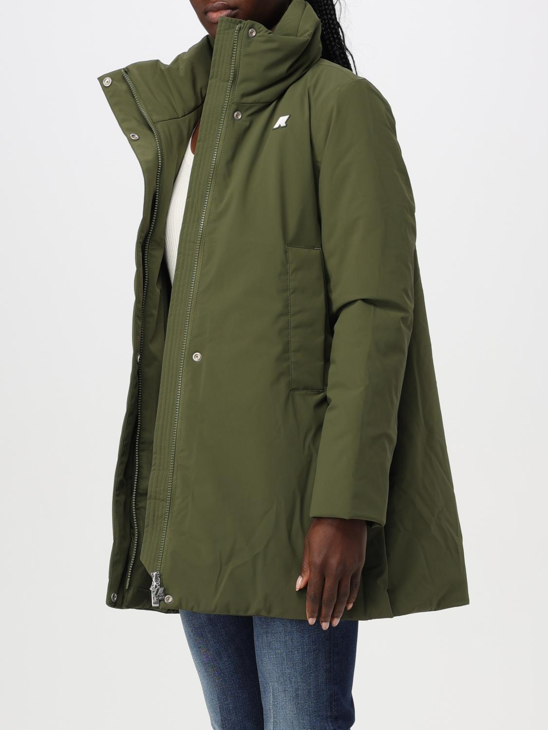 K-WAY VESTE: Manteau femme K-way, Vert - Img 3