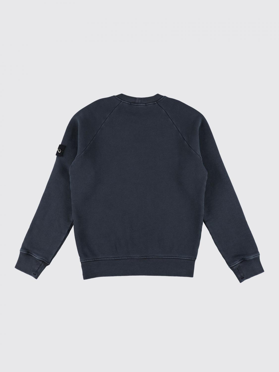 STONE ISLAND JUNIOR PULLOVER: Pullover kinder Stone Island Junior, Blau - Img 2