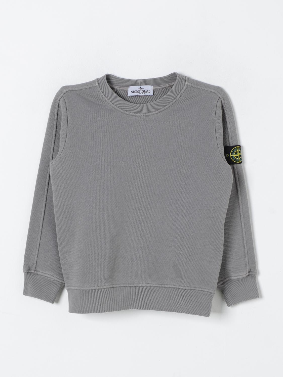STONE ISLAND JUNIOR 스웨터: 스웨터 남아 Stone Island Junior, 그레이 - Img 1
