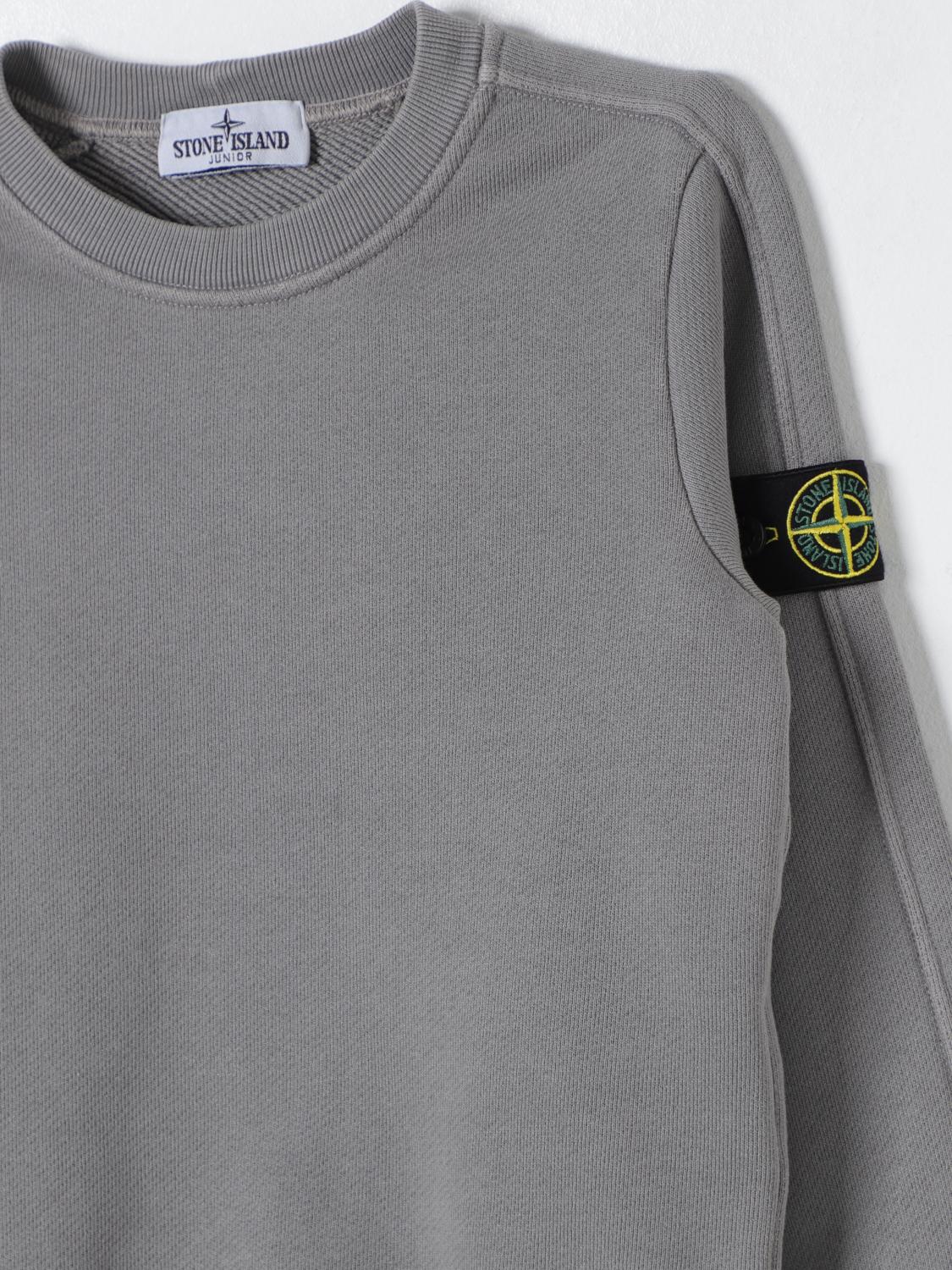 STONE ISLAND JUNIOR 스웨터: 스웨터 남아 Stone Island Junior, 그레이 - Img 3