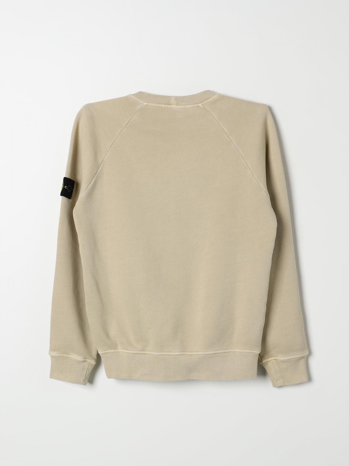 STONE ISLAND JUNIOR PULLOVER: Pullover kinder Stone Island Junior, Beige - Img 2
