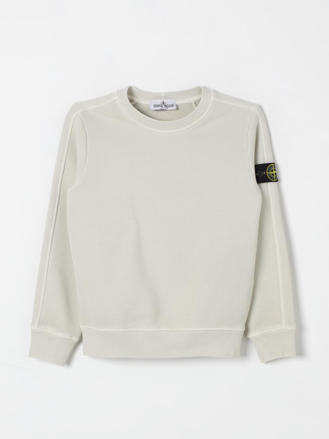 STONE ISLAND JUNIOR PULLOVER: Pullover kinder Stone Island Junior, Mastik - Img 1