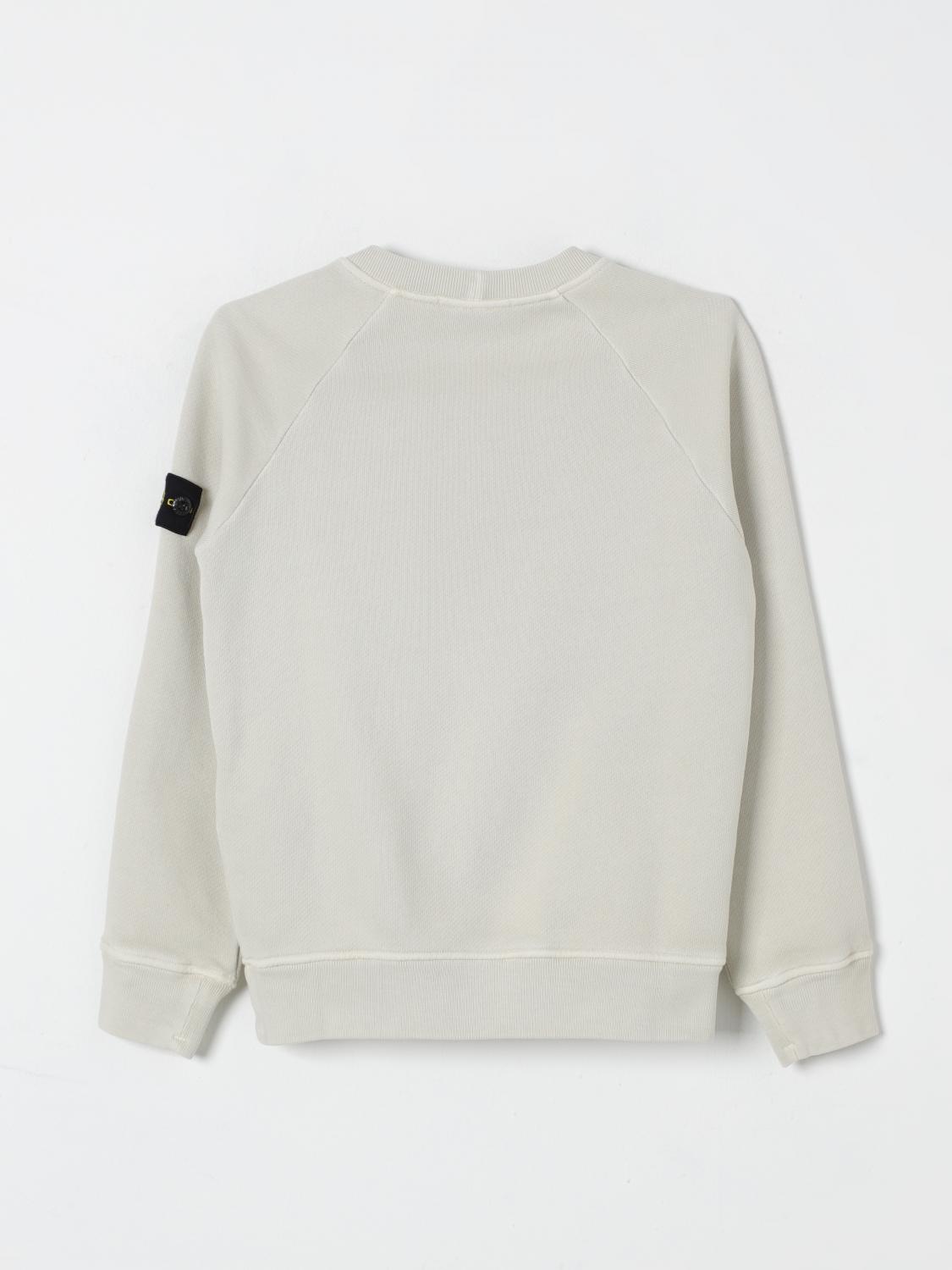 STONE ISLAND JUNIOR PULLOVER: Pullover kinder Stone Island Junior, Mastik - Img 2