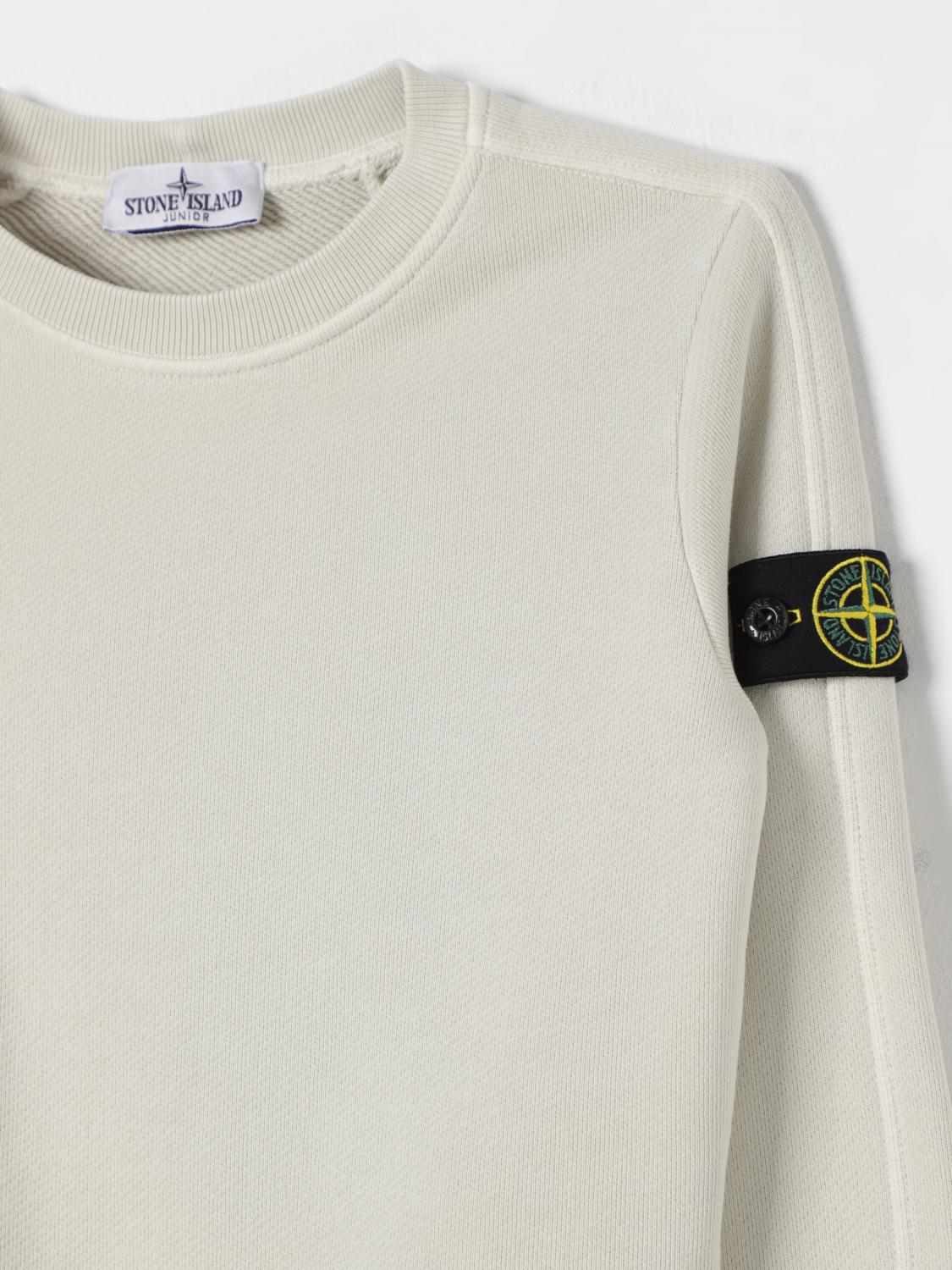 STONE ISLAND JUNIOR PULLOVER: Pullover kinder Stone Island Junior, Mastik - Img 3