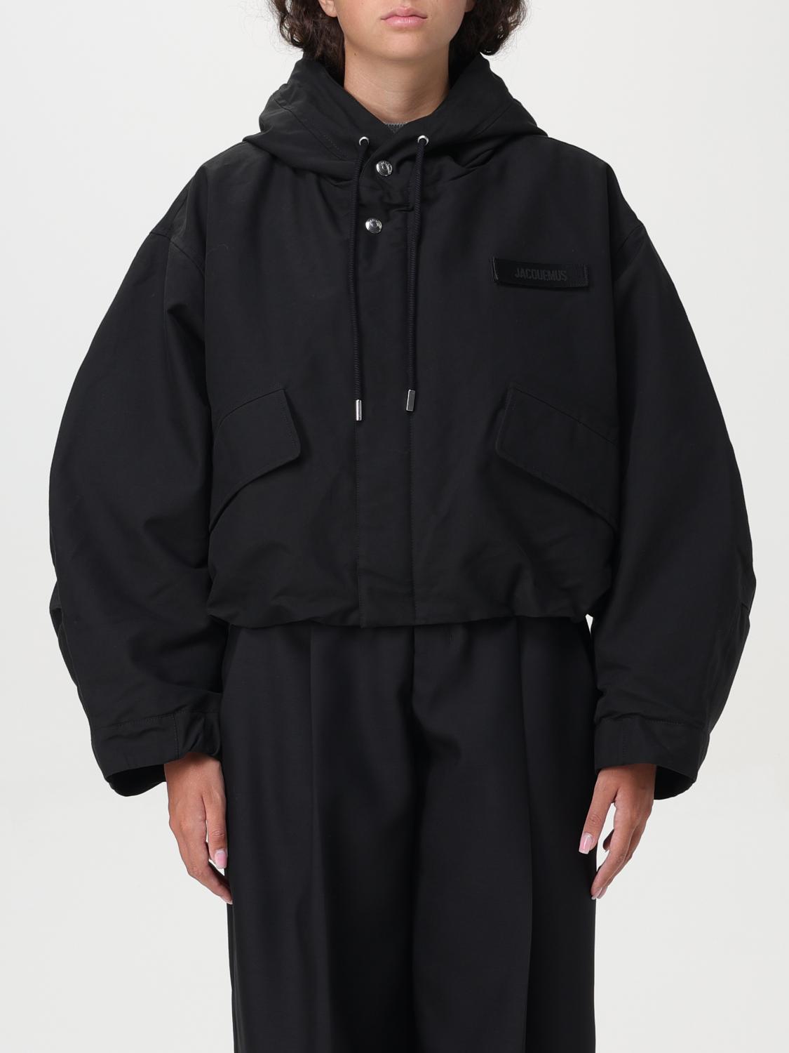Jacquemus cropped nylon parka - Black | 241C00581517 | GIGLIO.COM