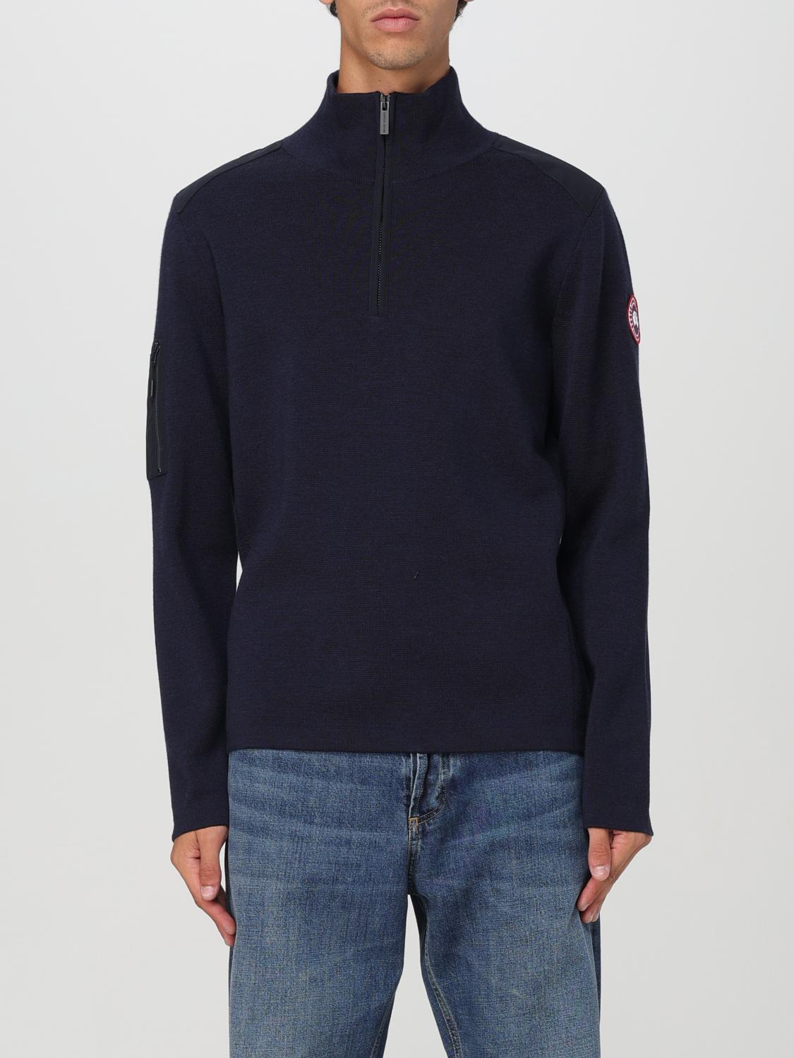 CANADA GOOSE MAGLIA: Jersey hombre Canada Goose, Azul Marino - Img 1