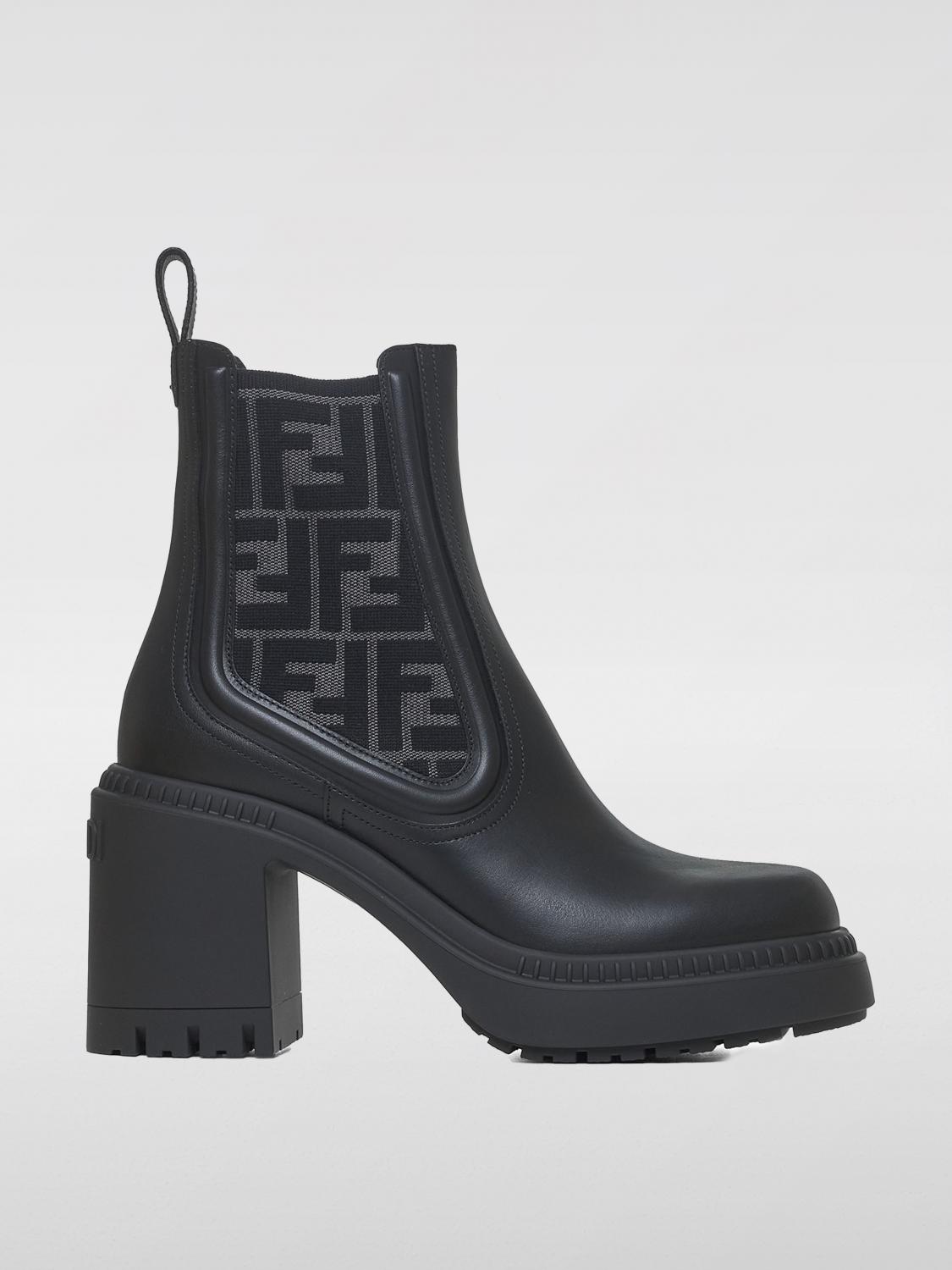 FENDI：ブーツ レディース - ブラック | GIGLIO.COMオンラインのFendi 