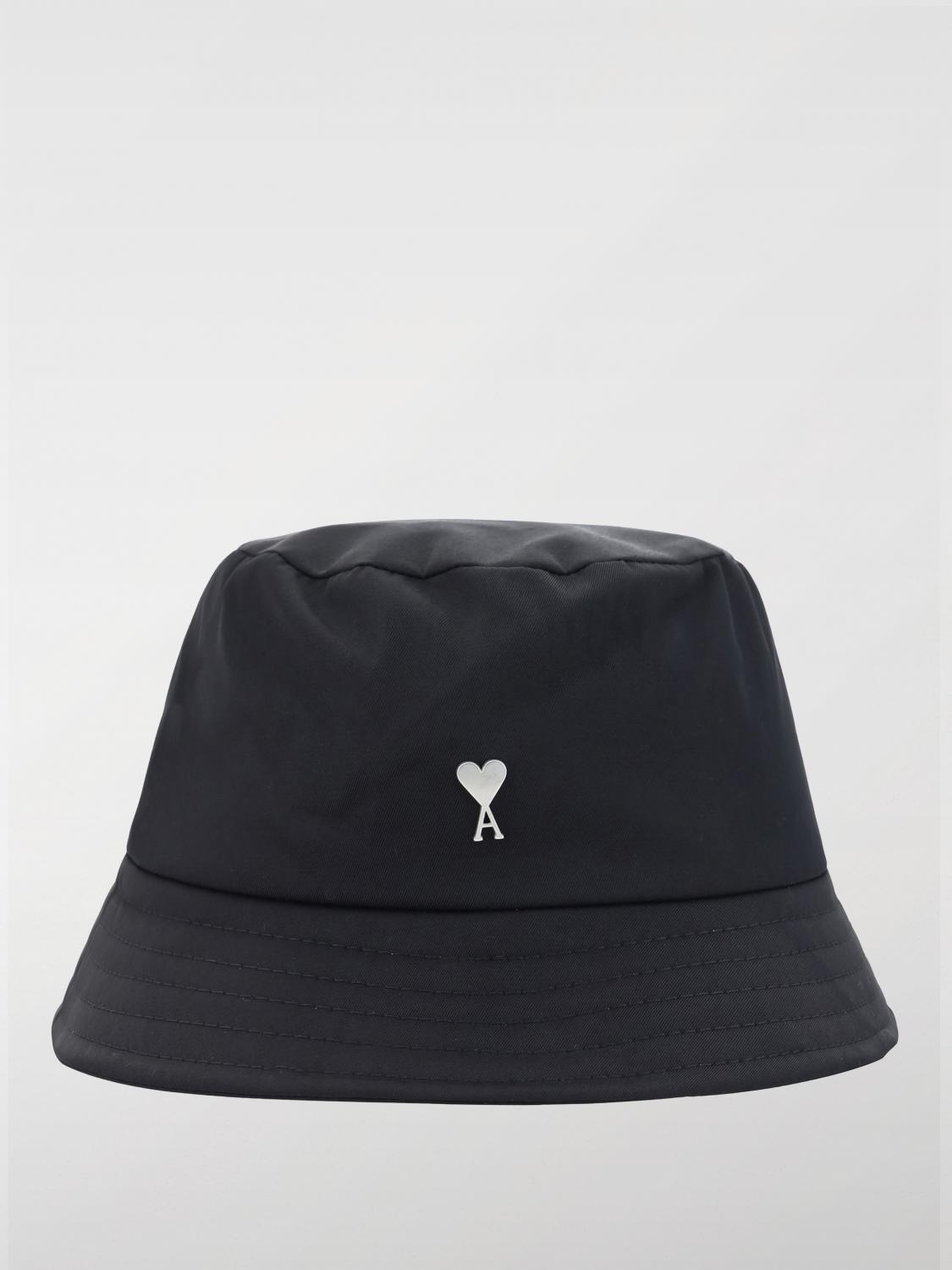 AMI PARIS HAT: Hat men Ami Paris, Black - Img 1