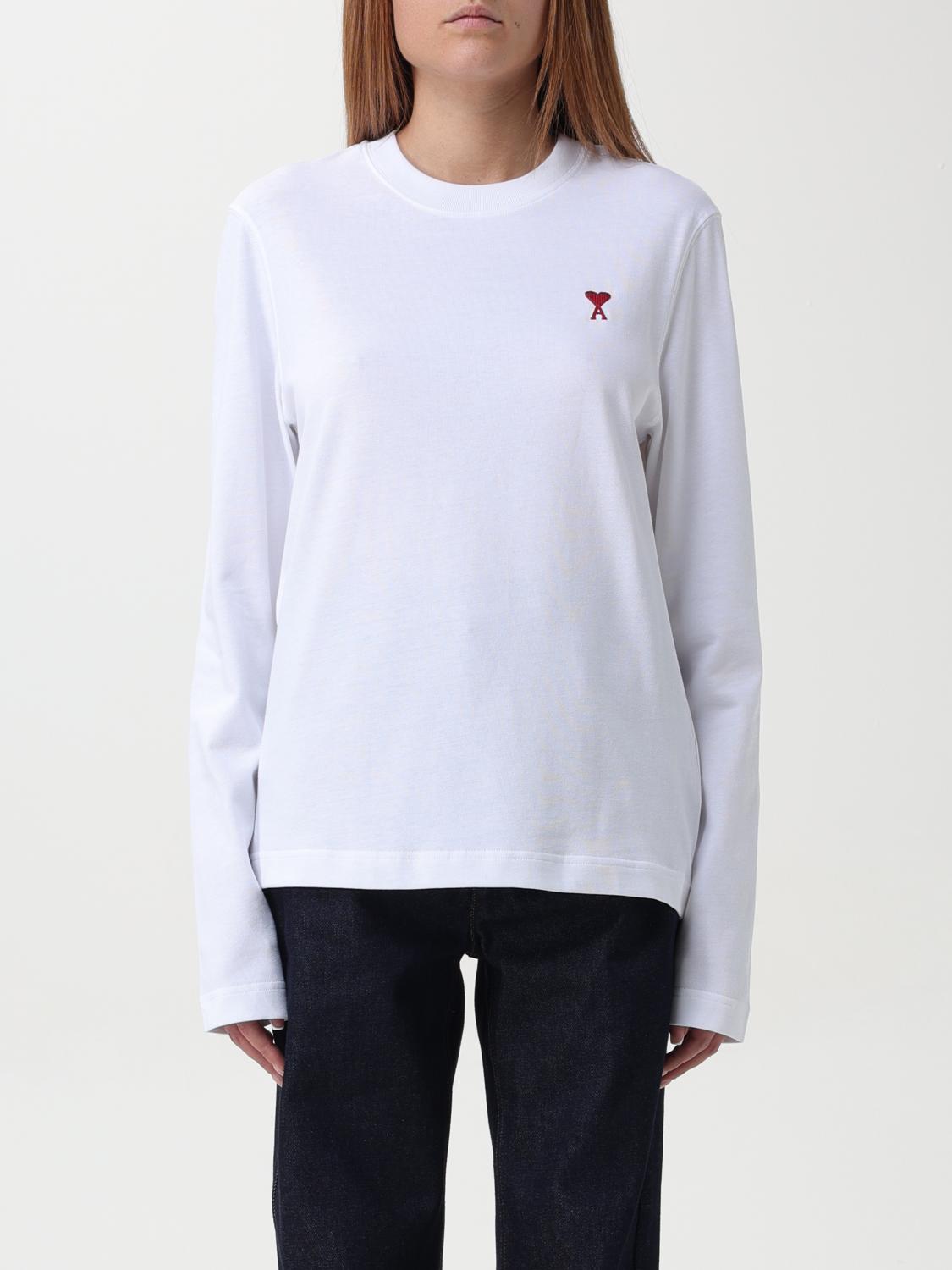 Ami Paris T-shirt woman - White | UTS205726 | GIGLIO.COM