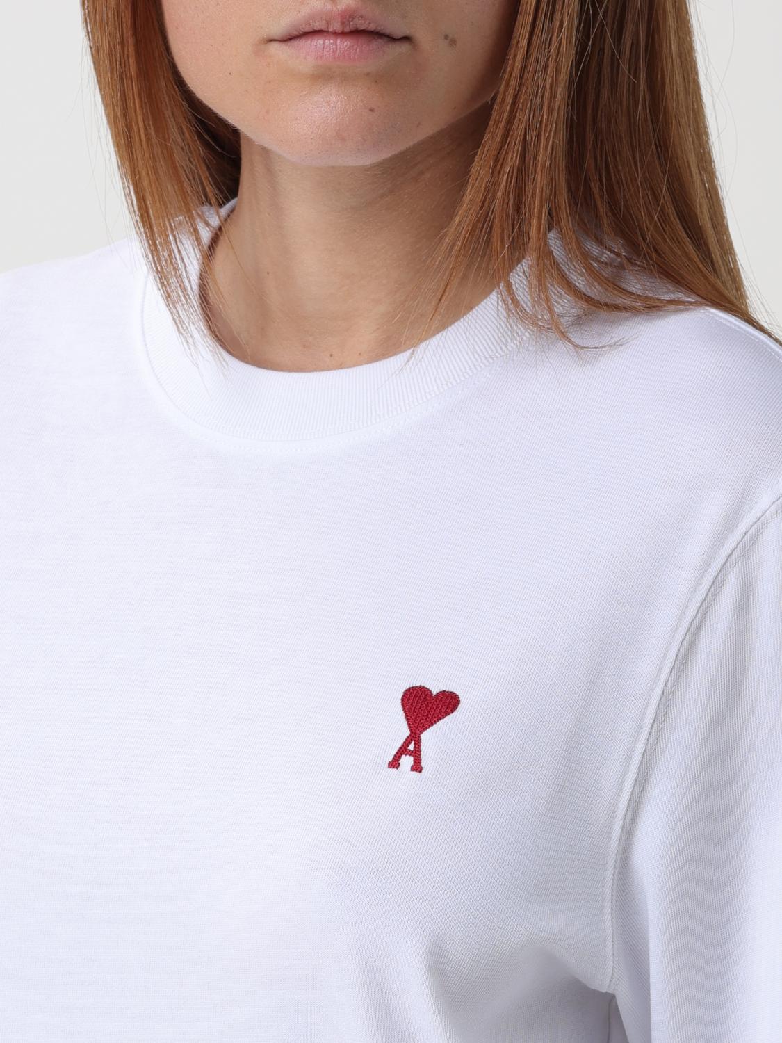 Ami Paris T-shirt woman - White | UTS205726 | GIGLIO.COM
