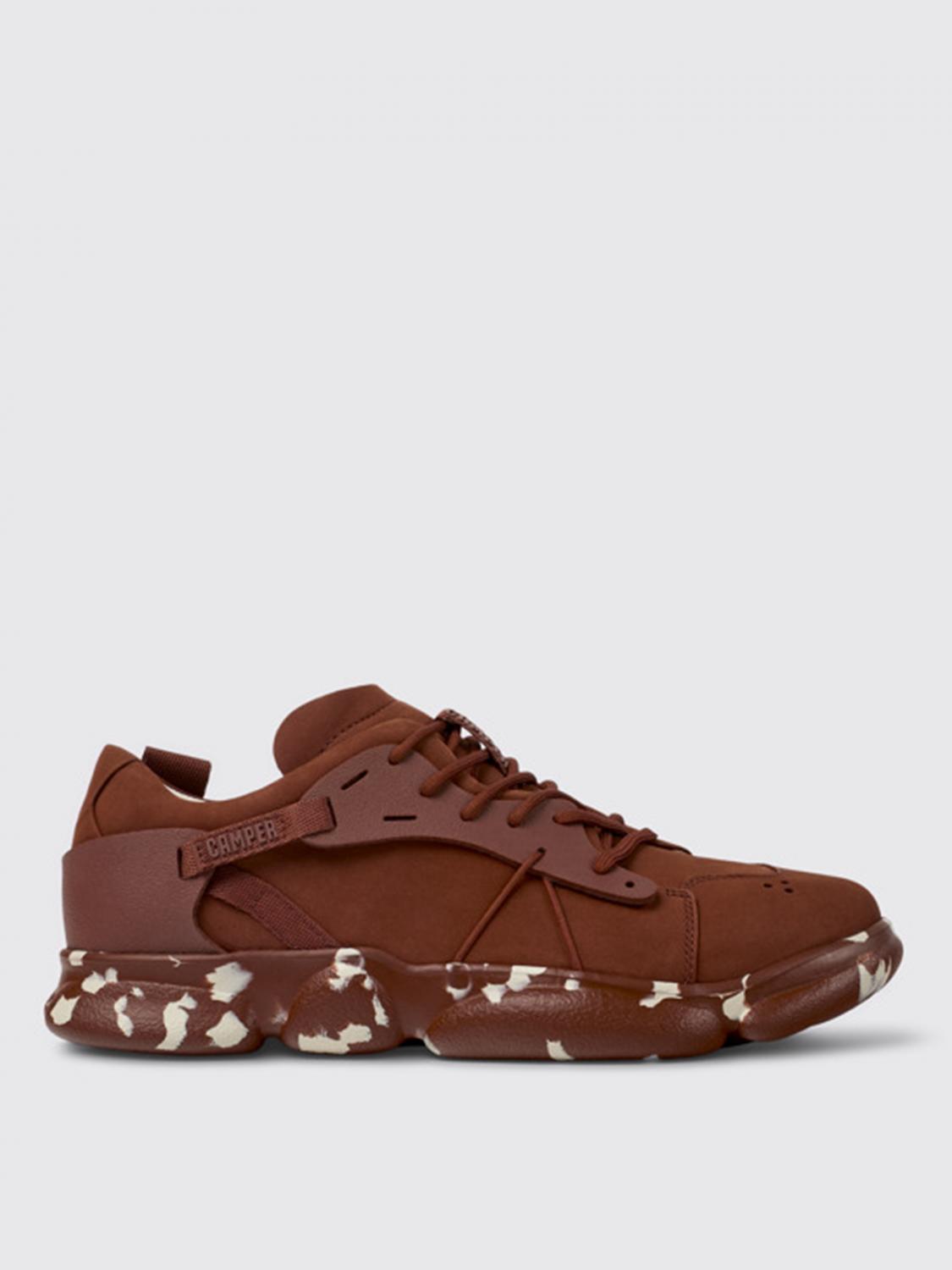 CAMPER SNEAKERS: Sneakers Karst Camper in nabuk , Rosso - Img 1