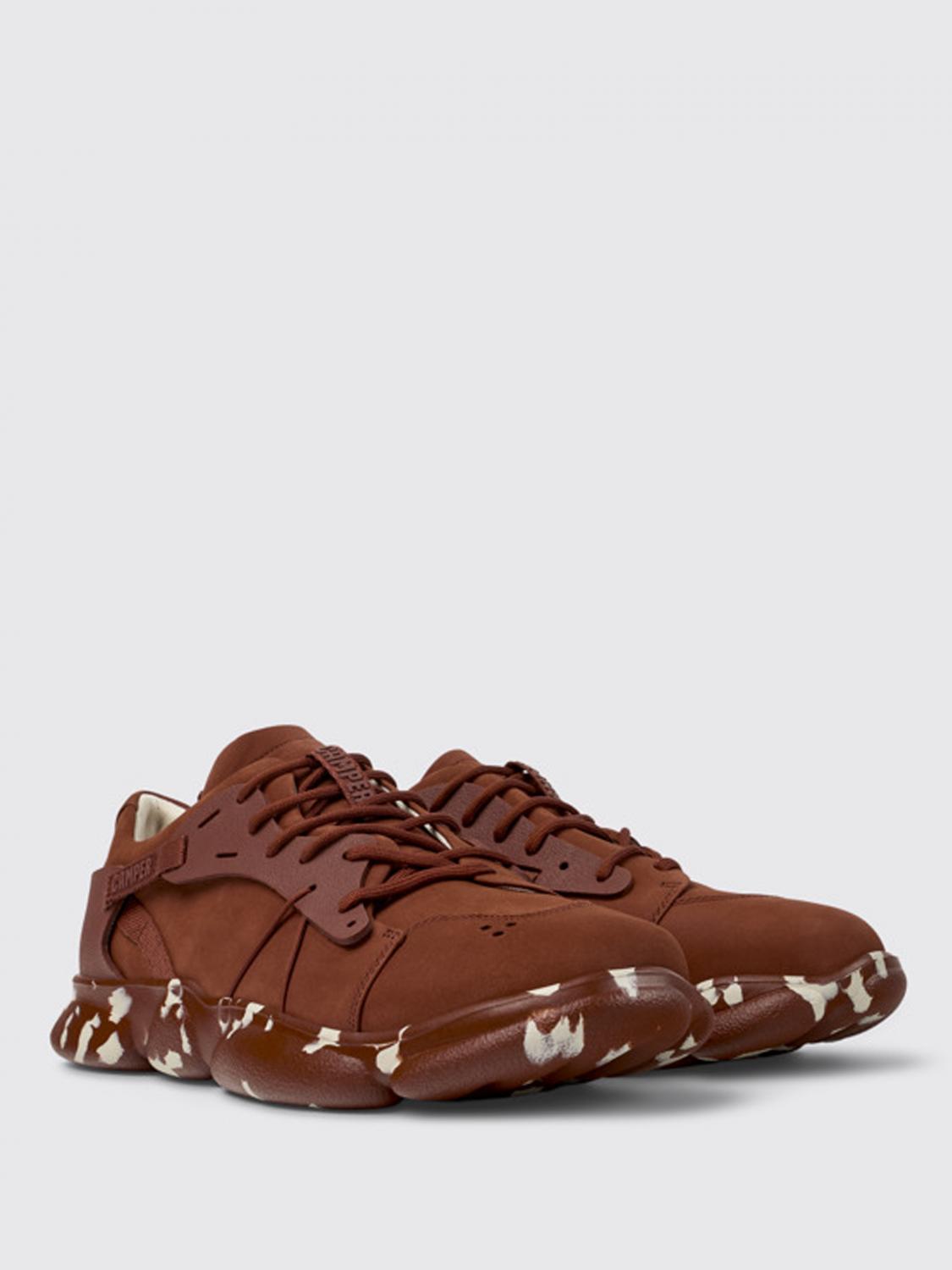 CAMPER SNEAKERS: Sneakers Karst Camper in nabuk , Rosso - Img 2