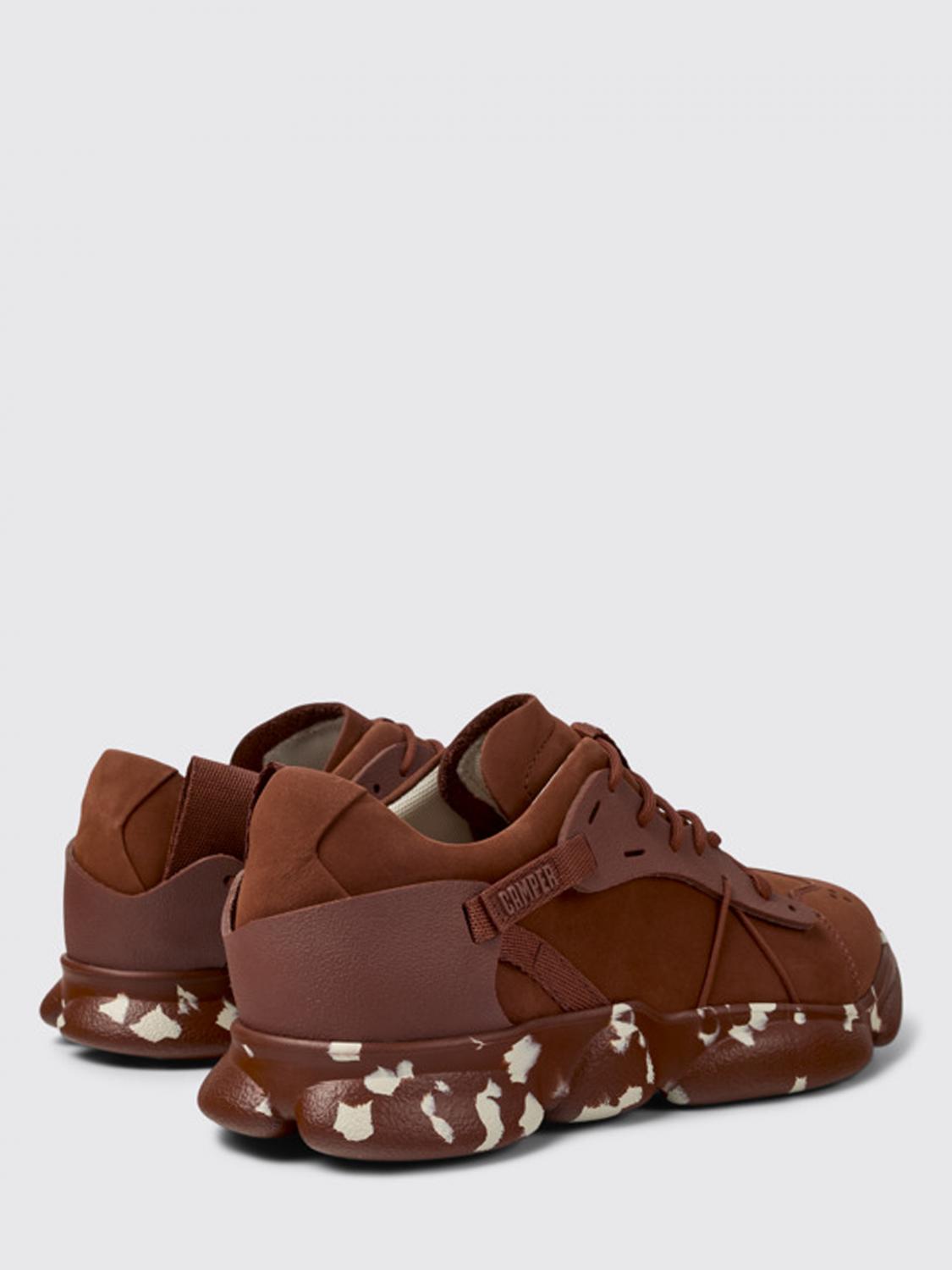 CAMPER SNEAKERS: Sneakers Karst Camper in nabuk , Rosso - Img 3