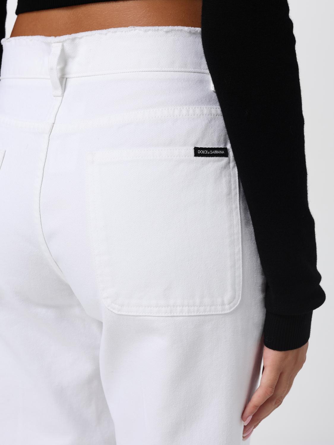 Dolce & Gabbana denim pants - White | FTC5ODG8KZ4 | GIGLIO.COM