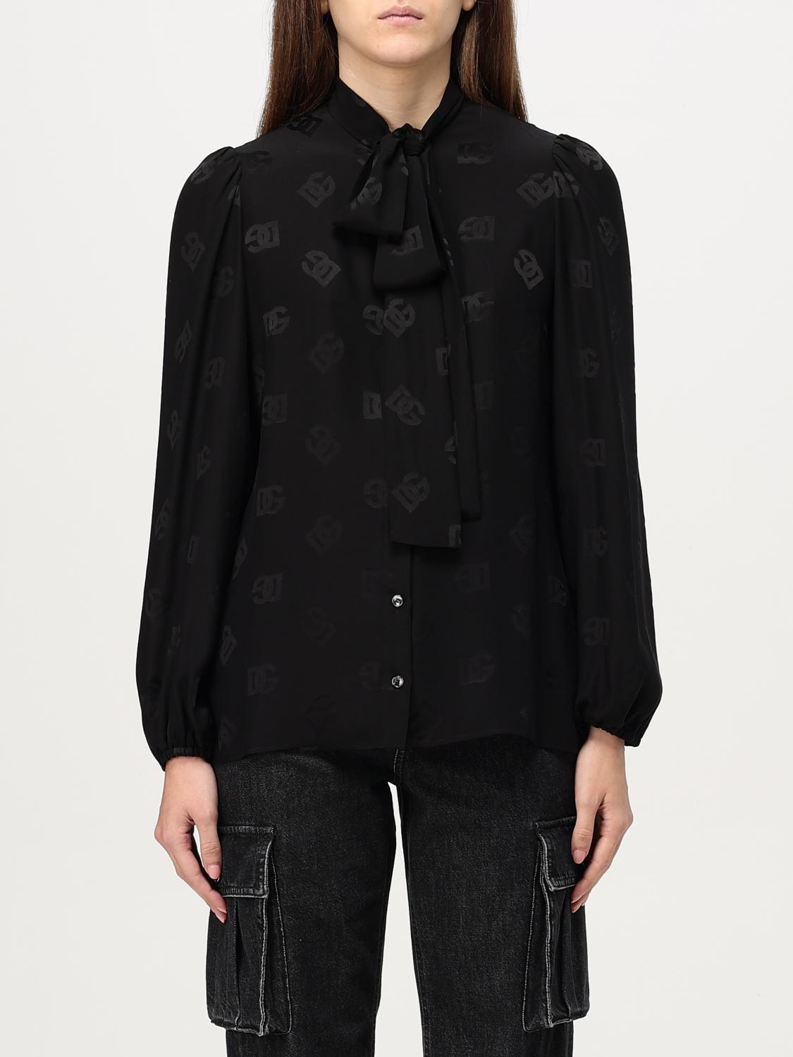 DOLCE & GABBANA SHIRT: Shirt woman Dolce & Gabbana, Black - Img 1