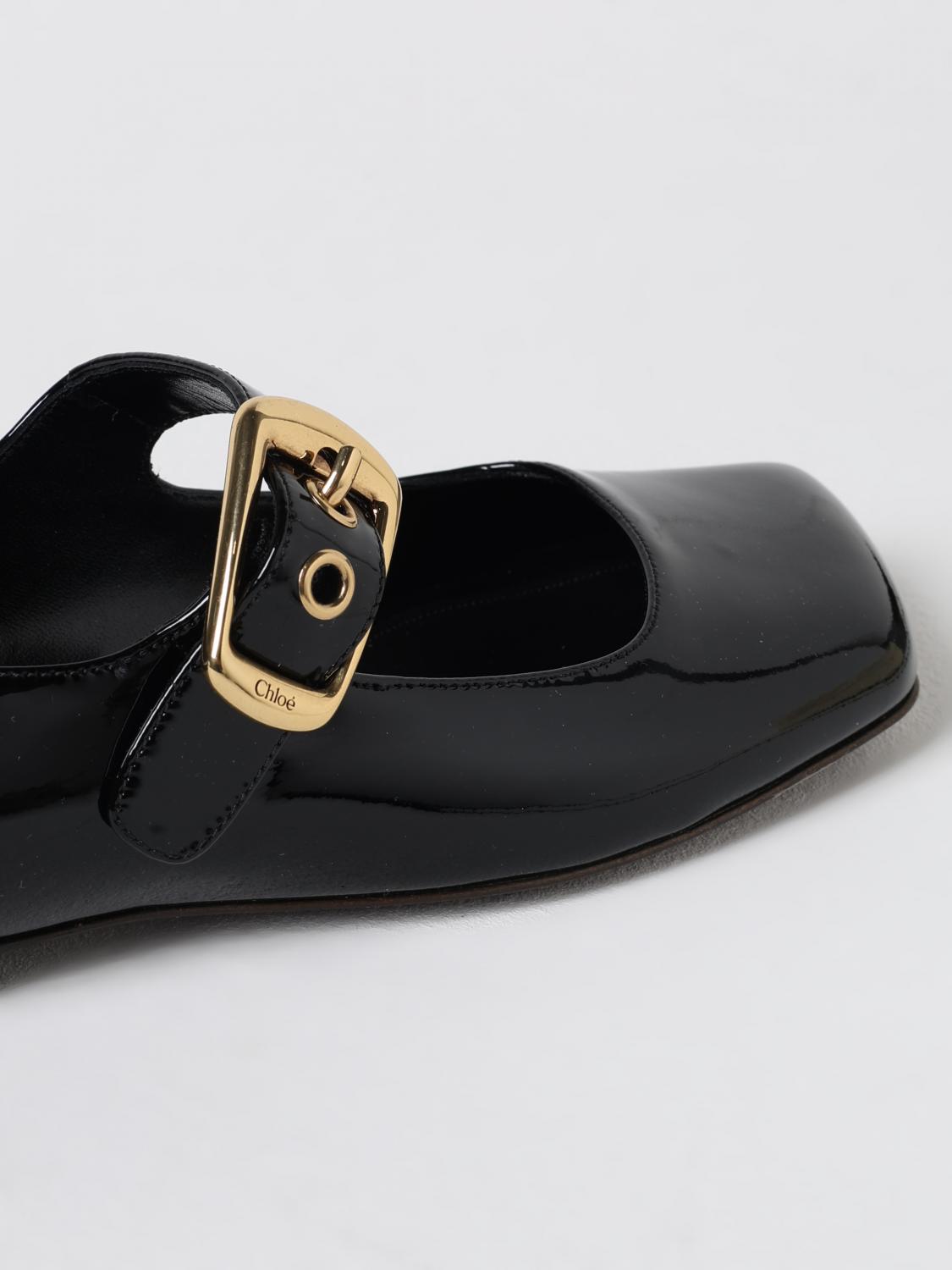 CHLOÉ BALLERINAS: Schuhe damen ChloÉ, Schwarz - Img 4