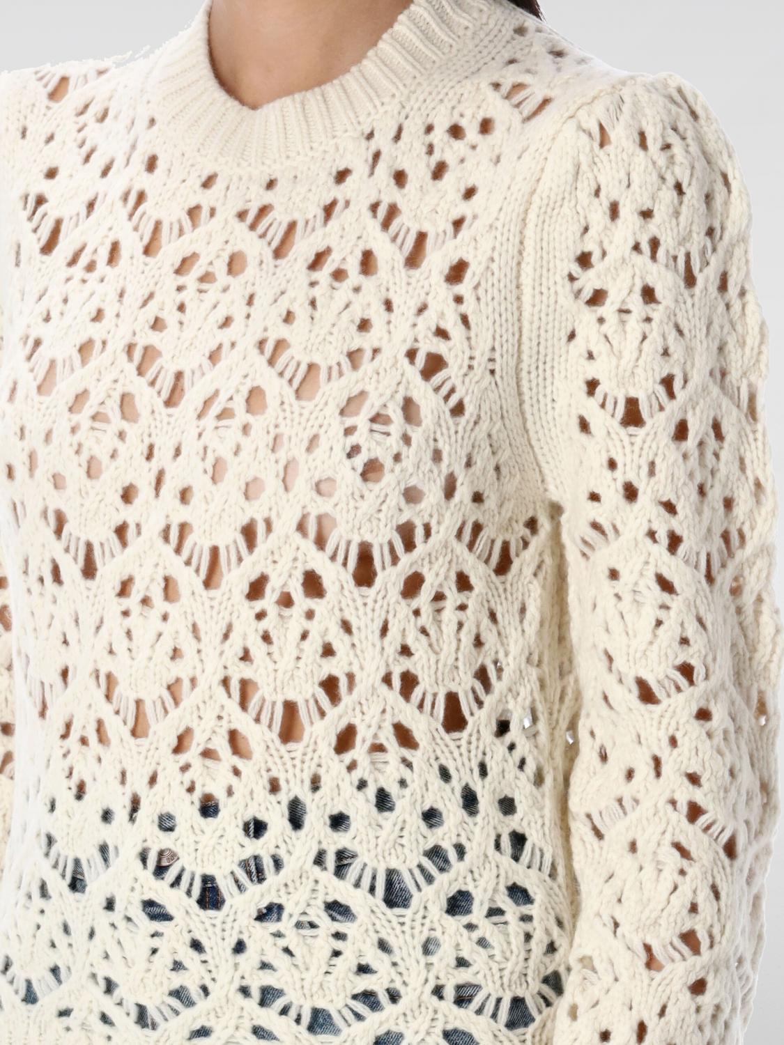 CHLOÉ СВИТЕР: Свитер Женское ChloÉ, Белый - Img 3
