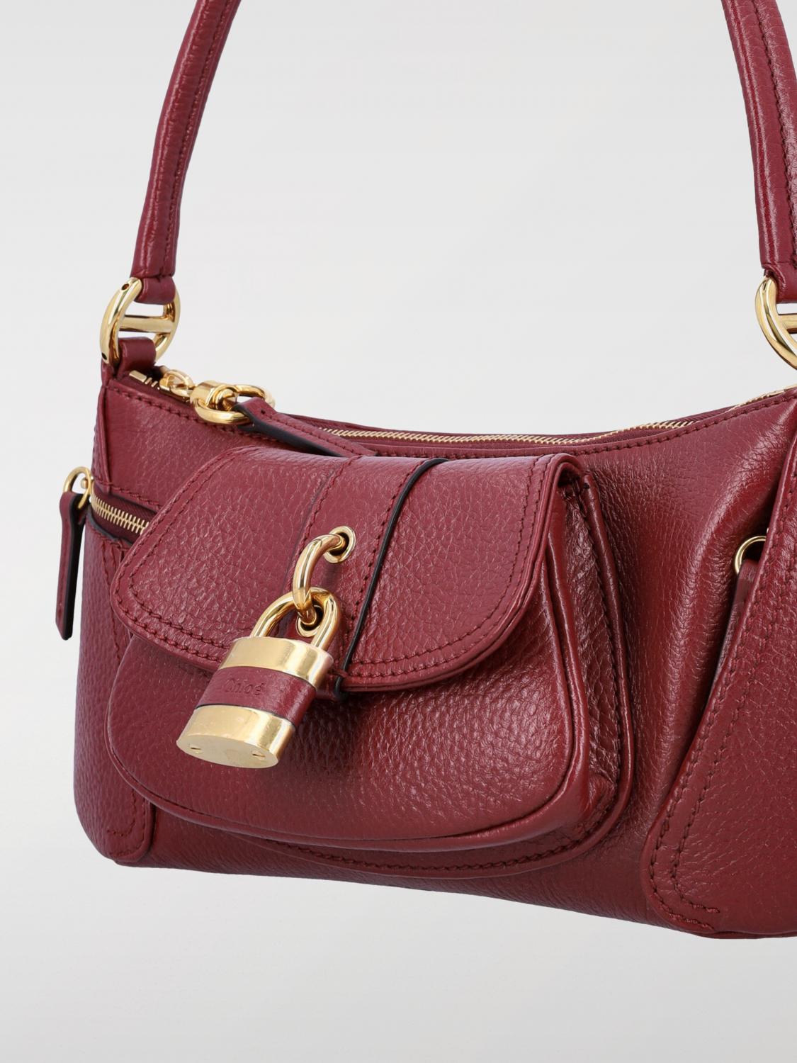 CHLOÉ SCHULTERTASCHE: Schultertasche damen ChloÉ, Rot - Img 3