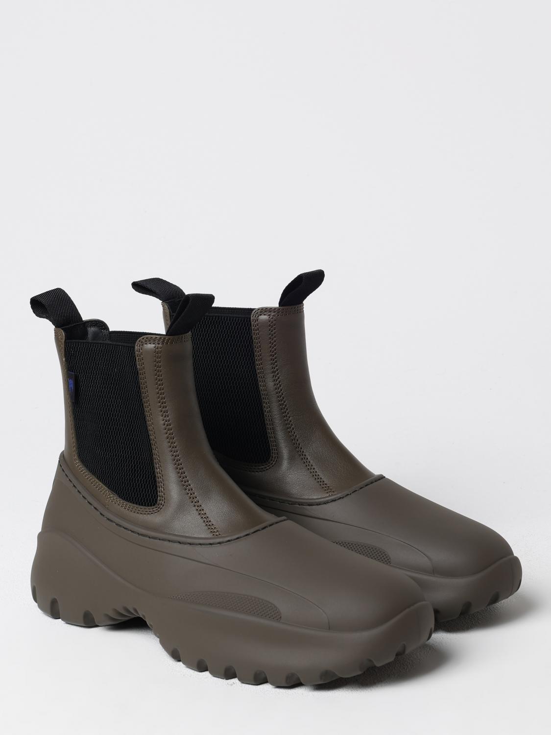 BURBERRY BOOT: Boots men Burberry, Green - Img 2