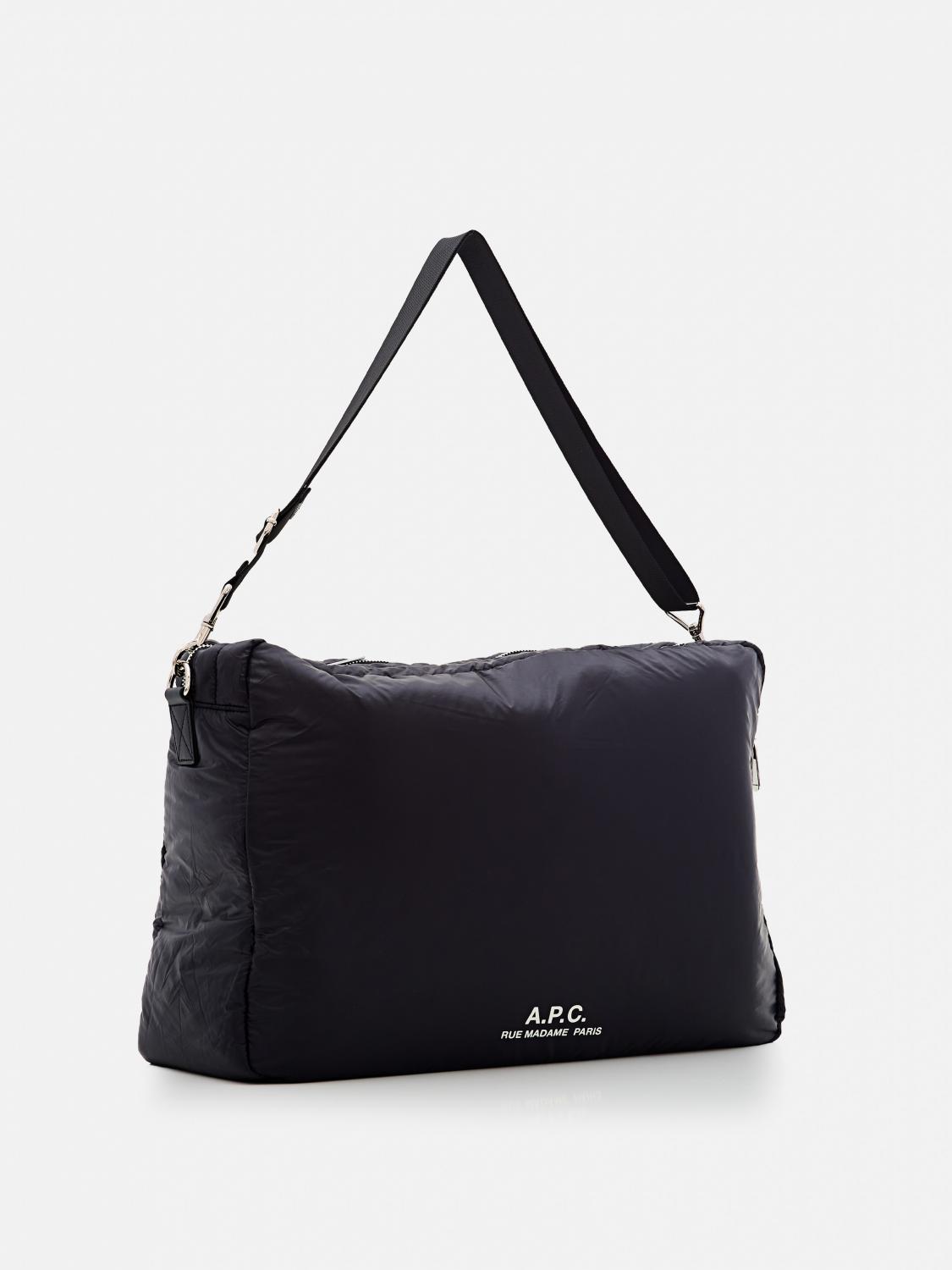 A.P.C. BORSA: Borsa A.P.C. in nylon imbottito , Nero - Img 3