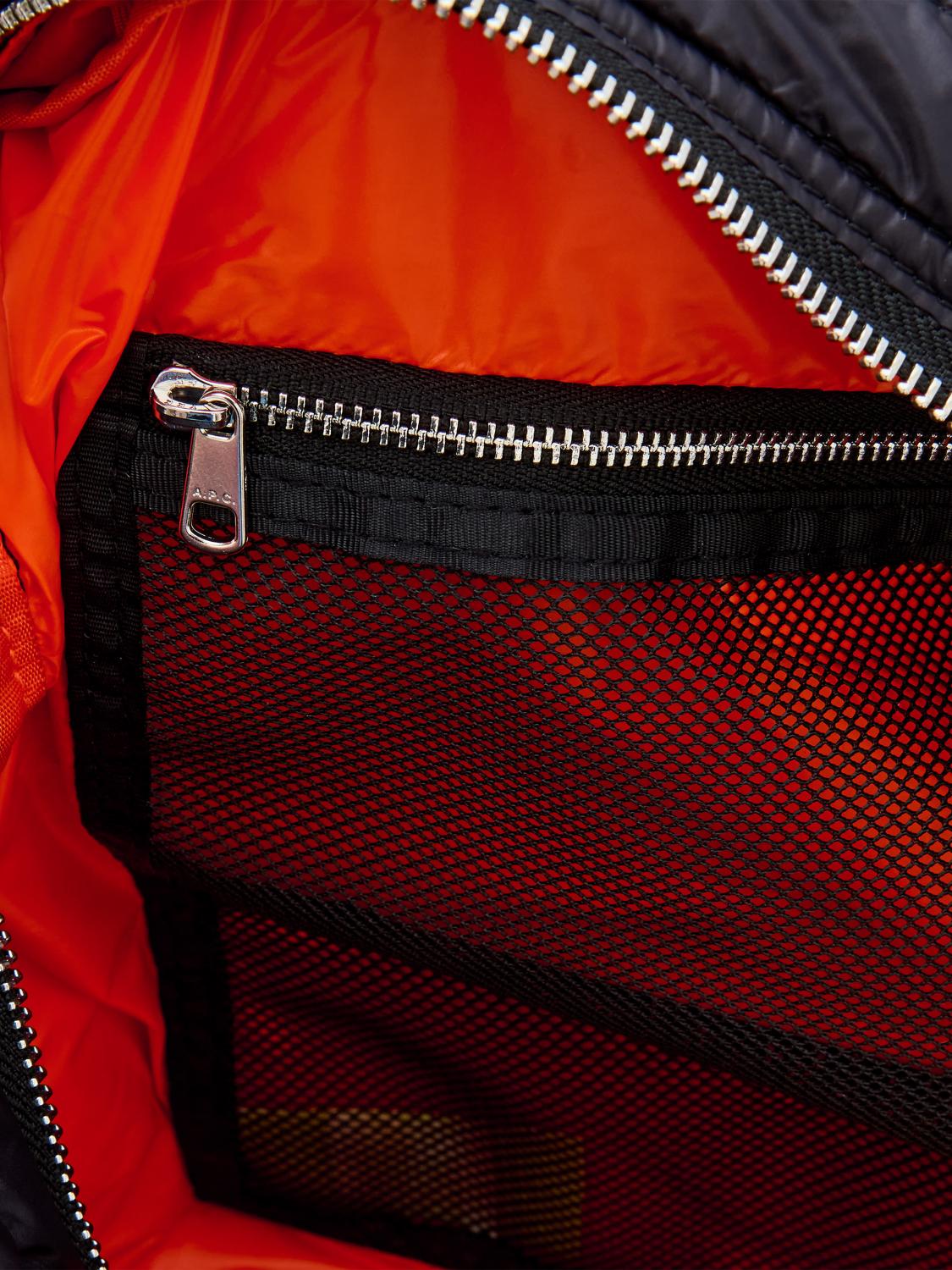 A.P.C. BORSA: Borsa A.P.C. in nylon imbottito , Nero - Img 4