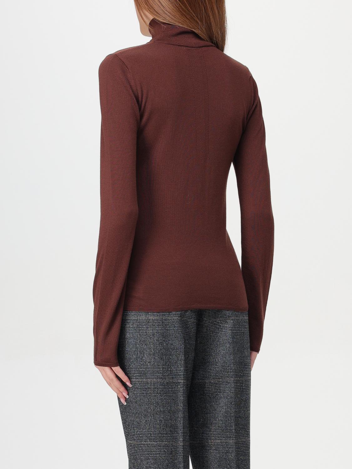 SLOWEAR PULL: Pull femme Slowear, Marron - Img 2