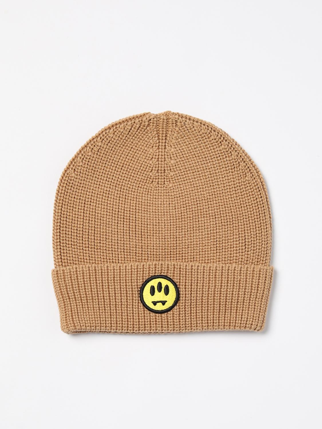 BARROW CAPPELLO: Cappello Barrow in maglia a coste con logo, Sabbia - Img 1