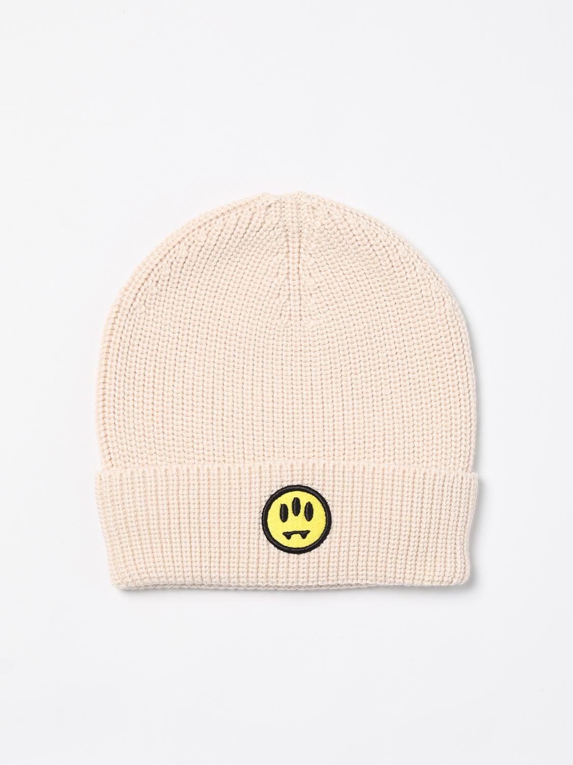 BARROW CAPPELLO: Cappello Barrow in maglia a coste con logo, Crema - Img 1