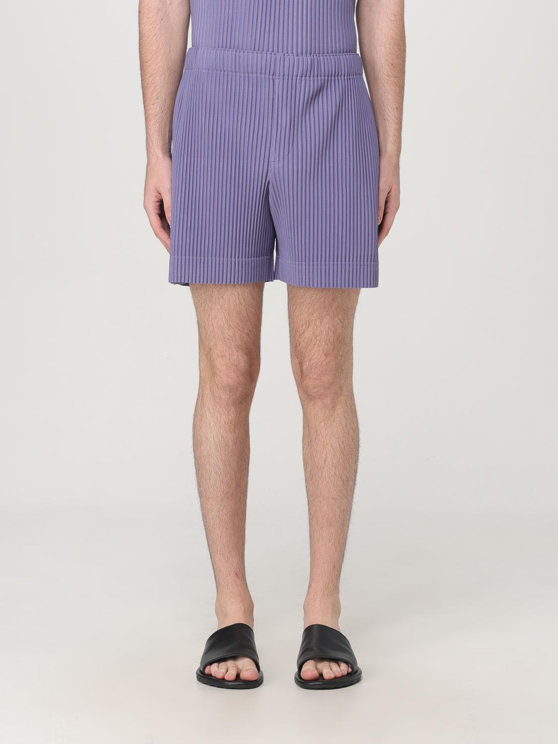 HOMME PLISSE' ISSEY MIYAKE SHORT: Pants men Homme Plisse' Issey Miyake, Violet - Img 1