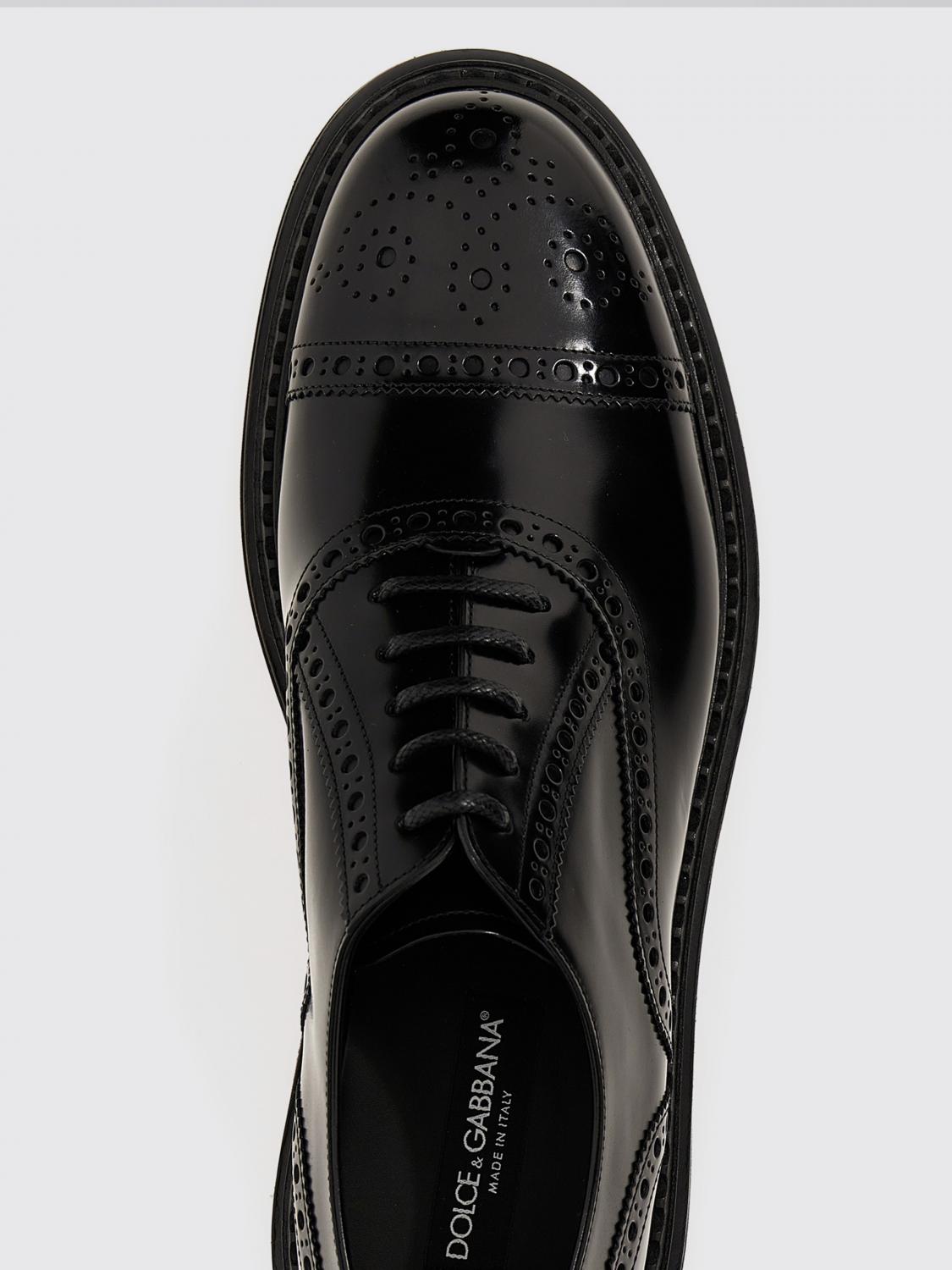 DOLCE & GABBANA BROGUE SHOES: Shoes men Dolce & Gabbana, Black - Img 3