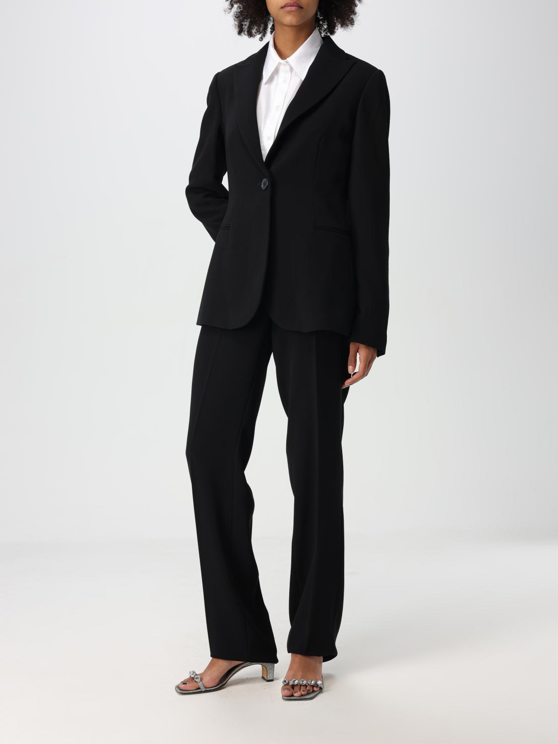 EMPORIO ARMANI BLAZER: Blazer woman Emporio Armani, Black - Img 2