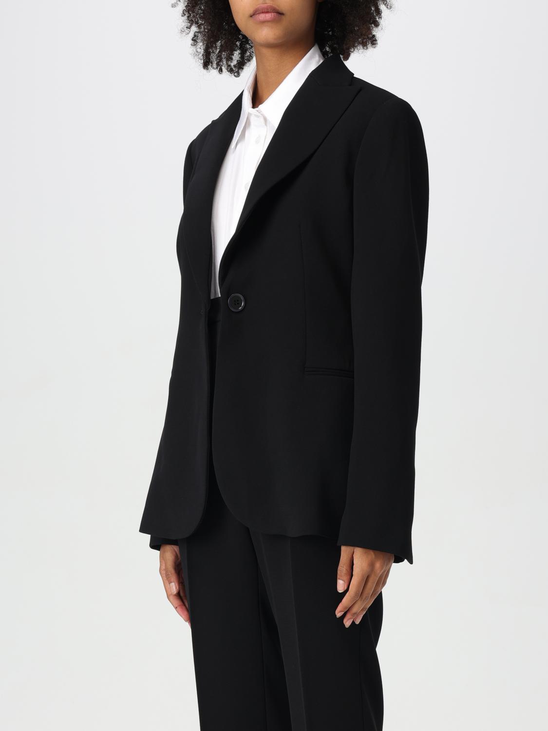 EMPORIO ARMANI BLAZER: Blazer woman Emporio Armani, Black - Img 4