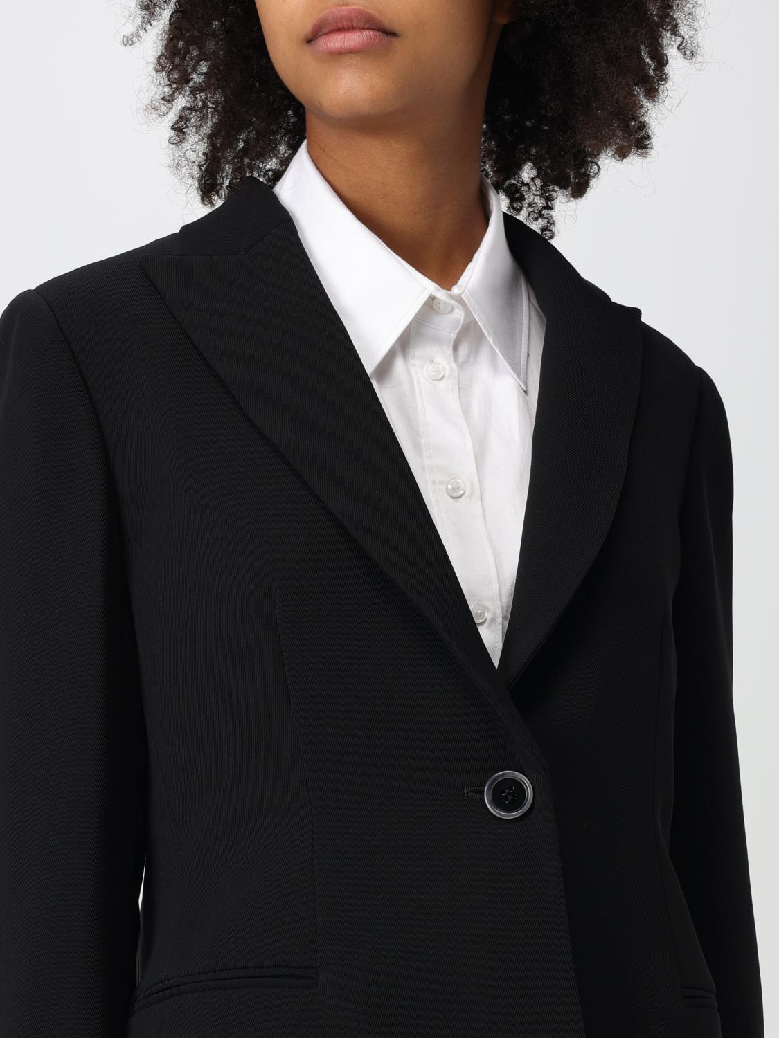 EMPORIO ARMANI BLAZER: Blazer woman Emporio Armani, Black - Img 5