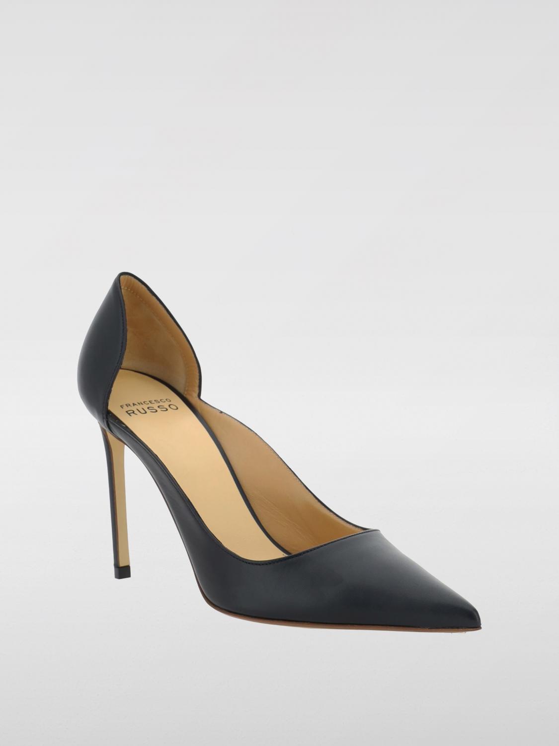 FRANCESCO RUSSO ESCARPINS: Chaussures femme Francesco Russo, Noir - Img 2