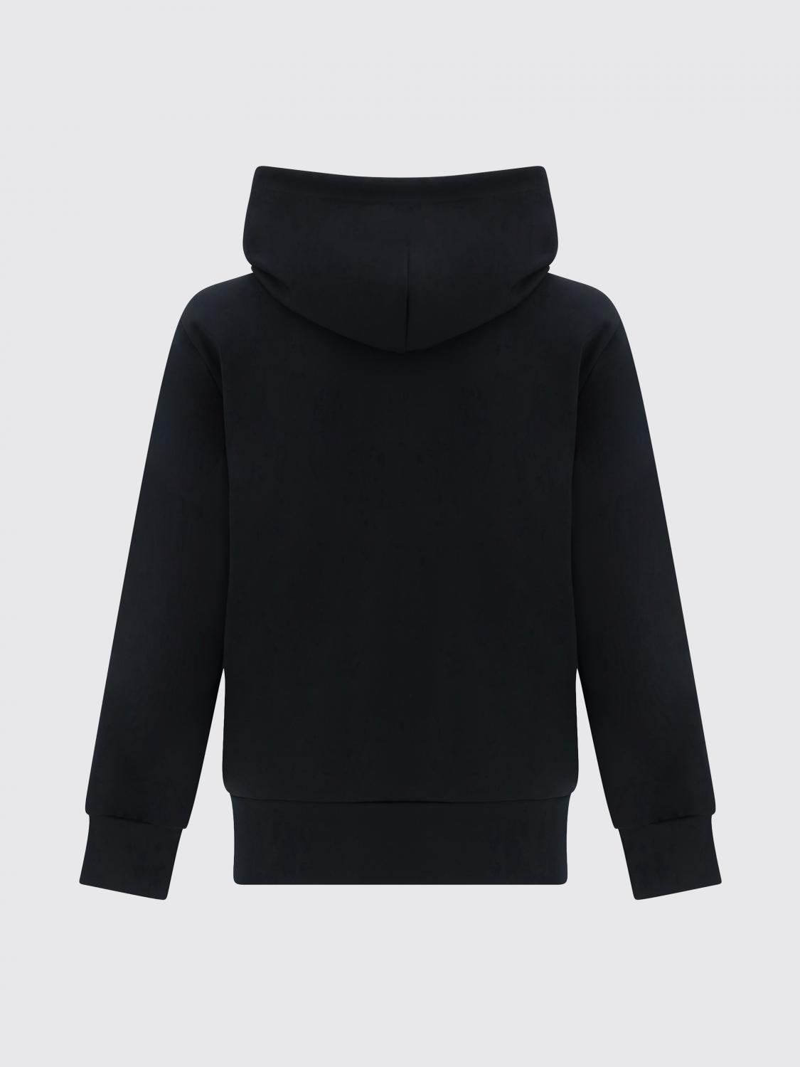 COMME DES GARÇONS PLAY SUDADERA: Sudadera con capucha Comme Des Garçons Play de punto, Negro - Img 3