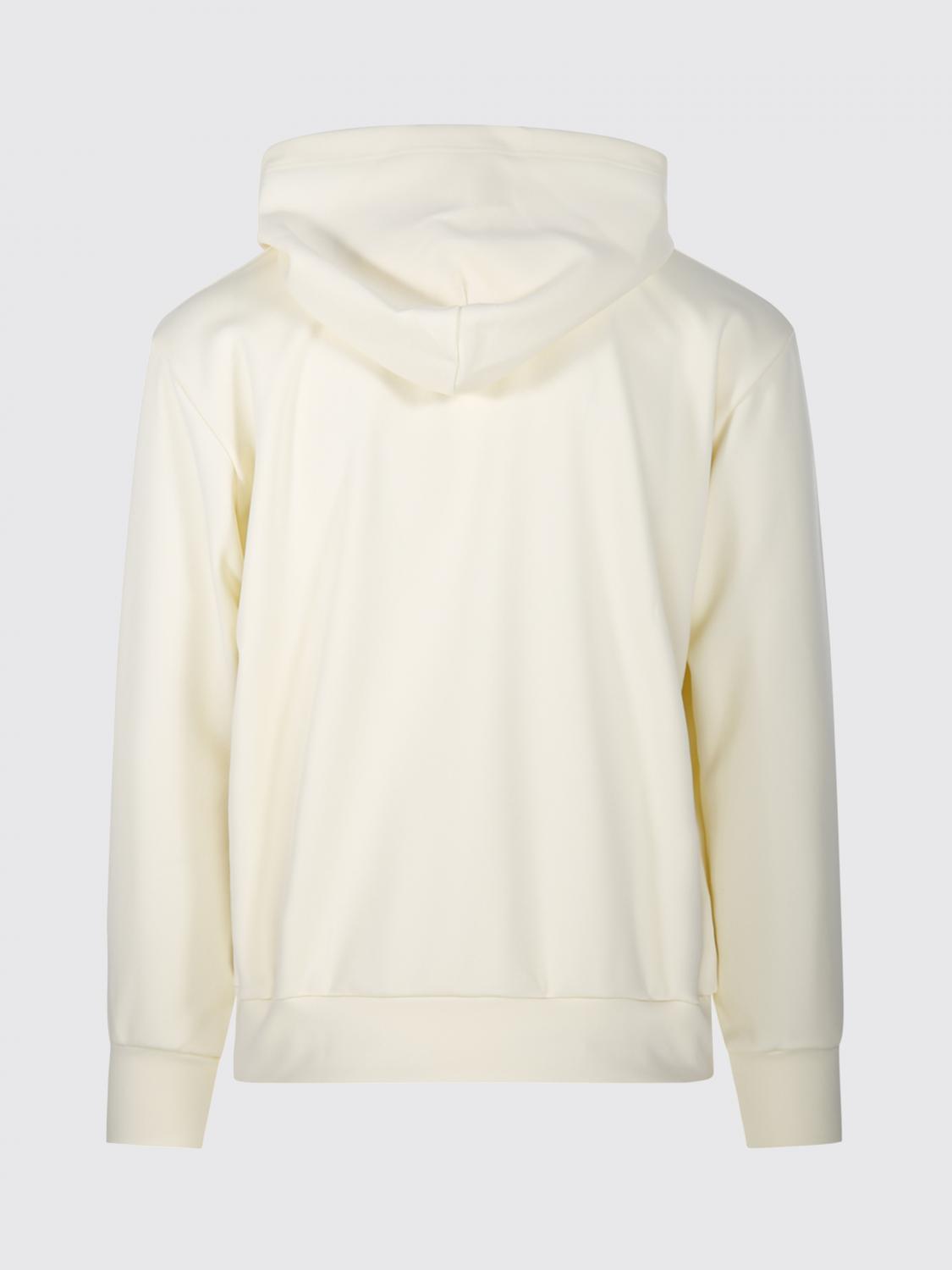 COMME DES GARÇONS PLAY SUDADERA: Sudadera con capucha Comme Des Garçons Play de punto, Marfil - Img 2