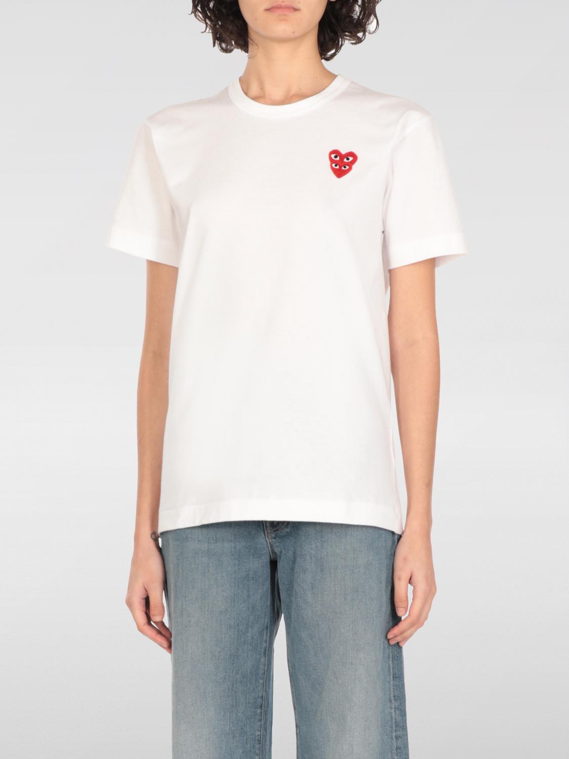 COMME DES GARCONS PLAY T-SHIRT: T-shirt men Comme Des Garcons Play, White - Img 1