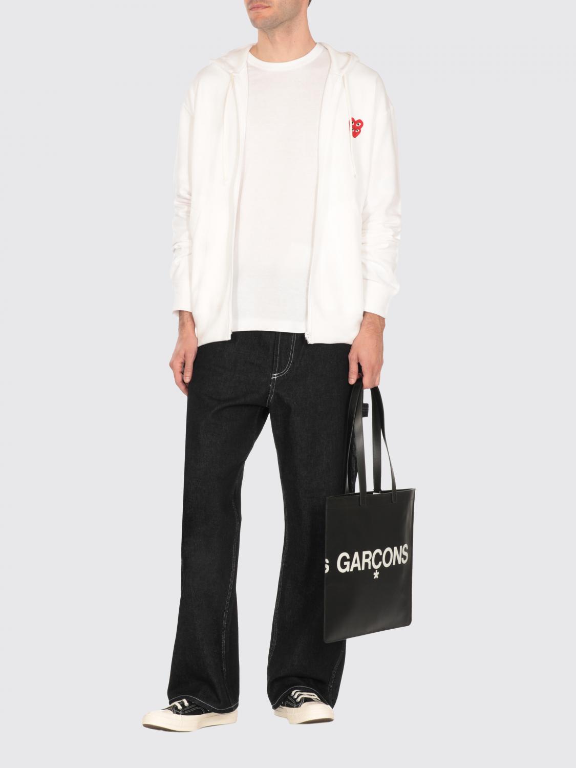 COMME DES GARCONS PLAY 스웨트셔츠: 스웨트셔츠 남성 Comme Des Garcons Play, 화이트 - Img 2