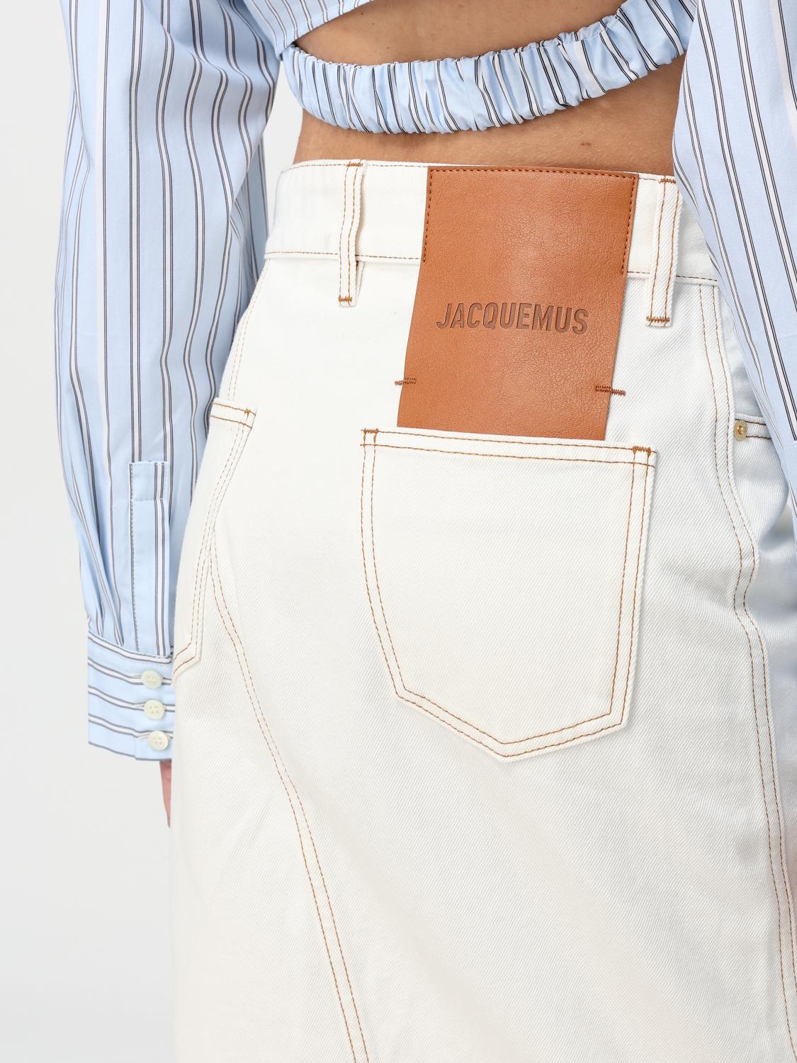 JACQUEMUS JUPE: Jupe femme Jacquemus, Blanc - Img 5