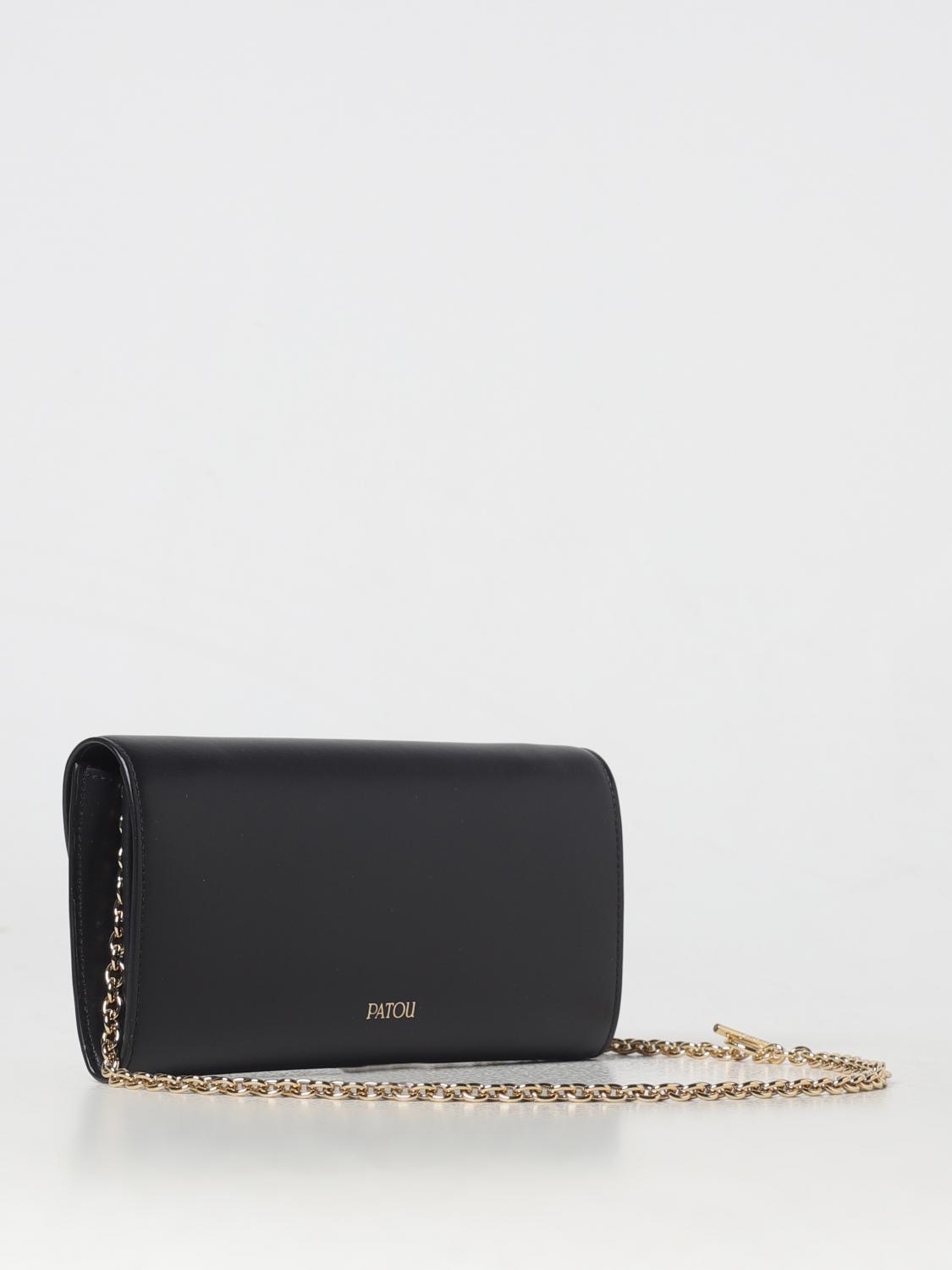 PATOU MINI BAG: Shoulder bag woman Patou, Black - Img 2