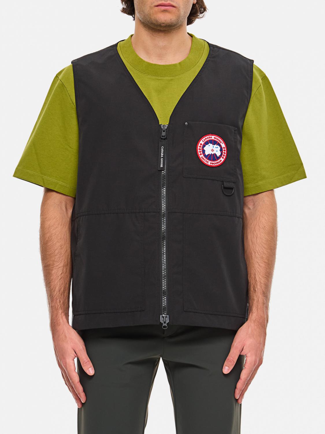 CANADA GOOSE SUIT VEST: Suit vest men Canada Goose, Black - Img 1