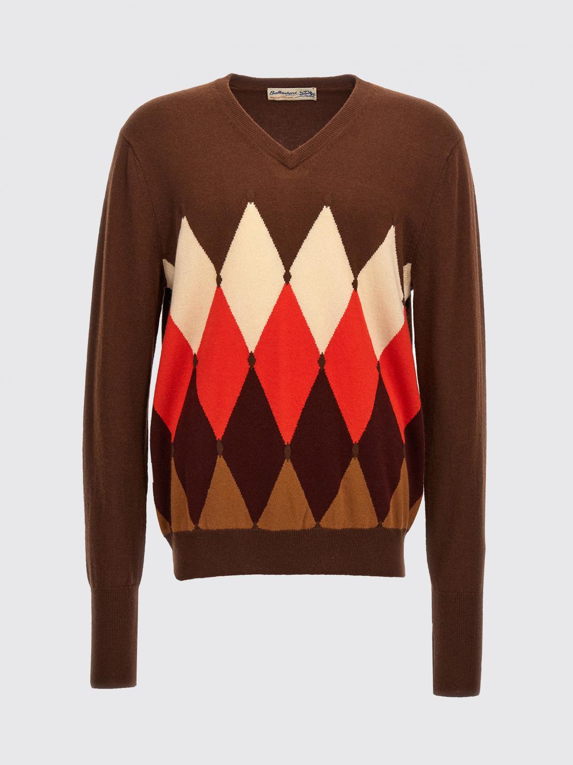 BALLANTYNE PULLOVER: Strickjacke herren Ballantyne, Earth - Img 1