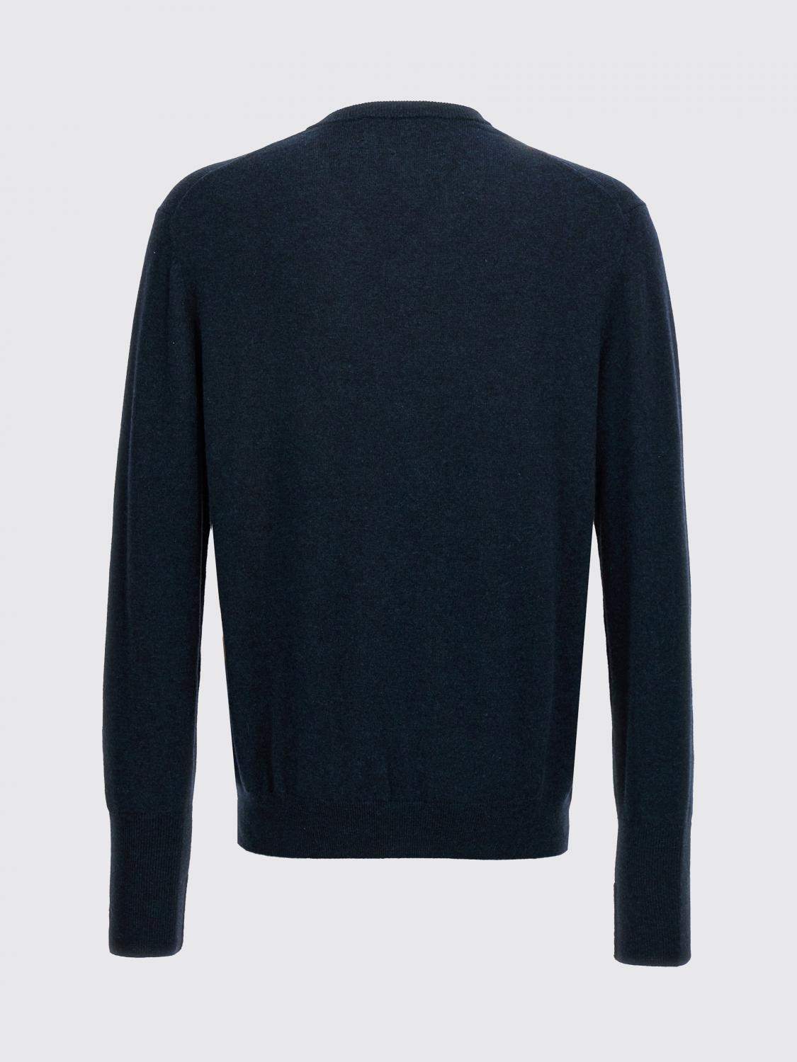 BALLANTYNE PULLOVER: Strickjacke herren Ballantyne, Cobalt - Img 2