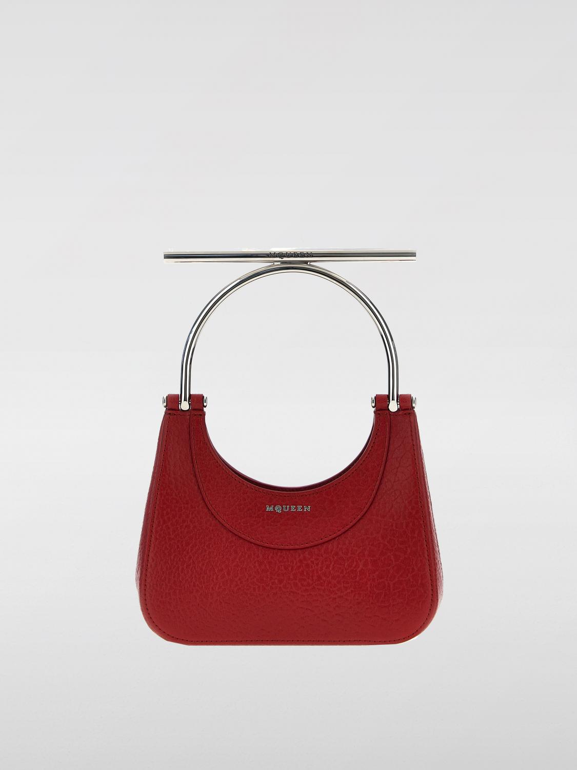 MCQUEEN MINI BAG: Shoulder bag woman McQueen, Red - Img 1