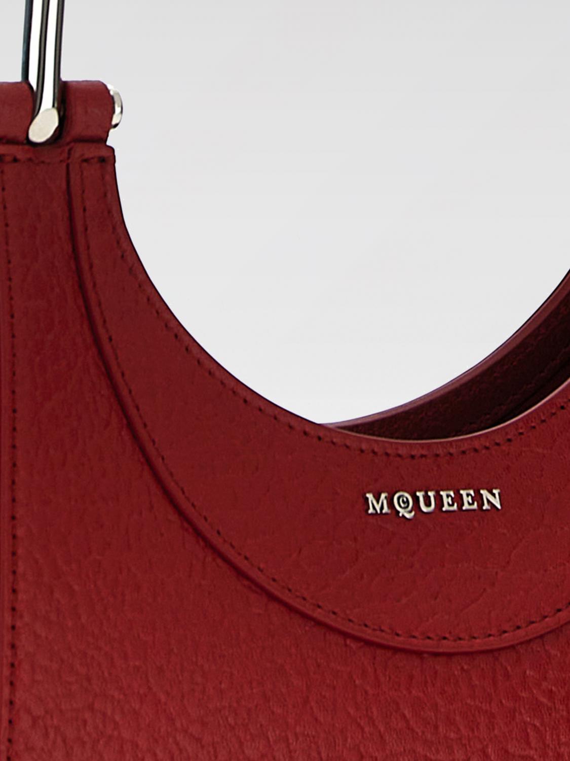 MCQUEEN MINI BAG: Shoulder bag woman McQueen, Red - Img 3