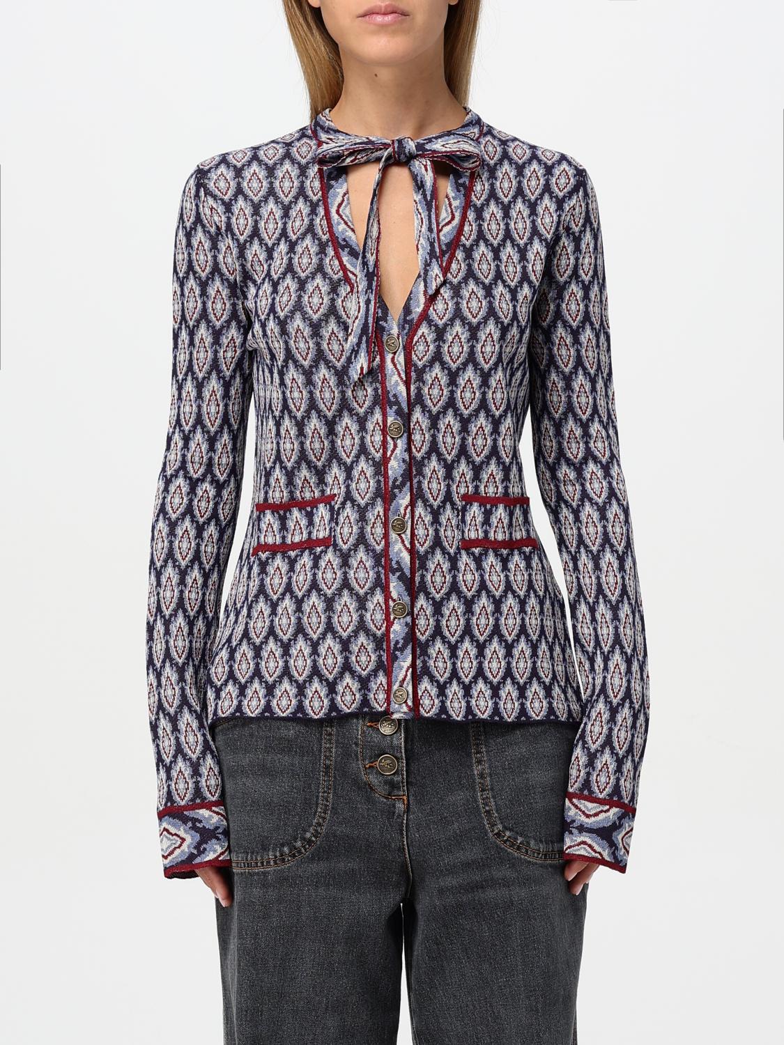 ETRO CARDIGAN: Sweater woman Etro, Blue - Img 1