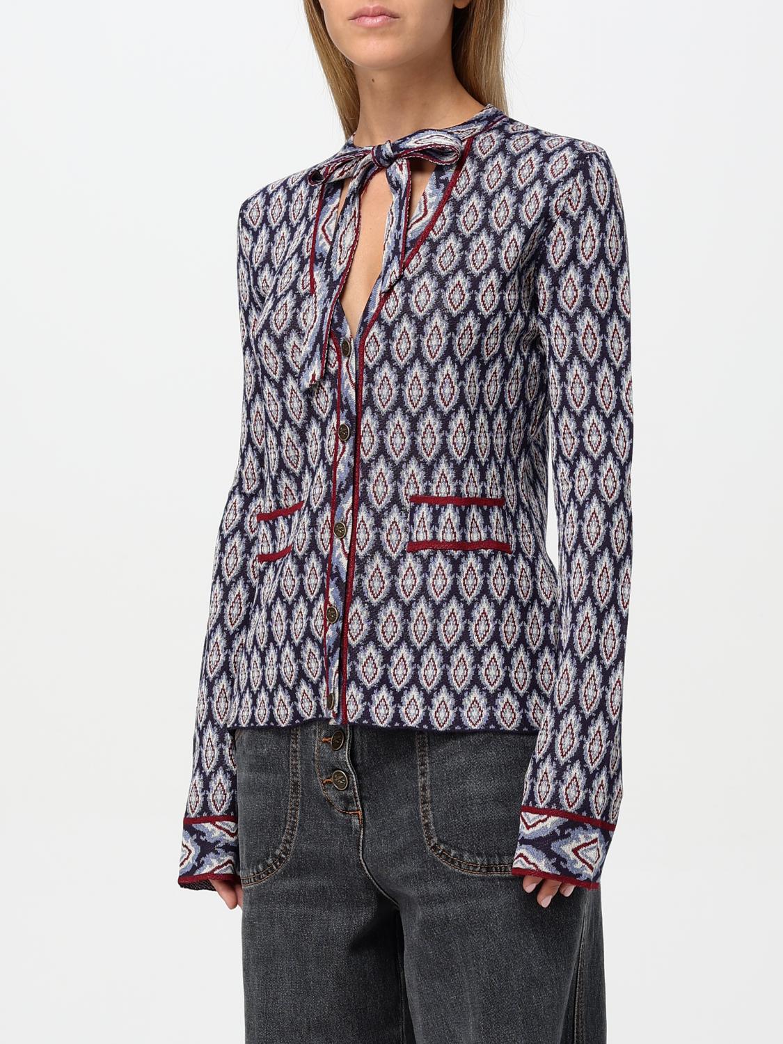 ETRO CARDIGAN: Sweater woman Etro, Blue - Img 4