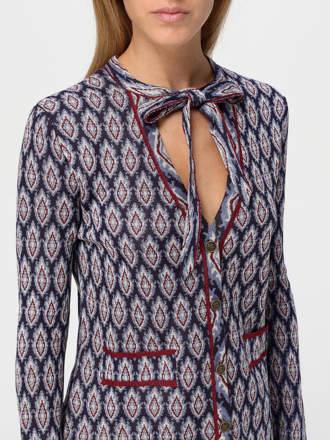 ETRO CARDIGAN: Sweater woman Etro, Blue - Img 5