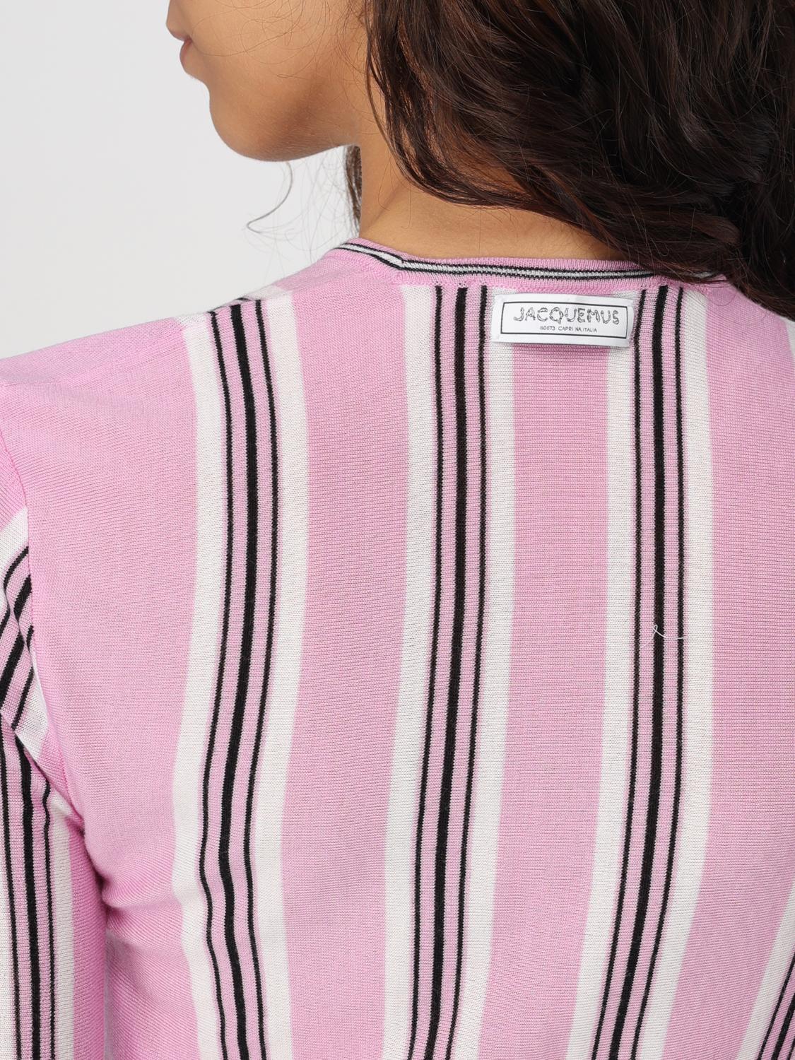 JACQUEMUS CARDIGAN: Jacquemus women's cardigan, Pink - Img 4